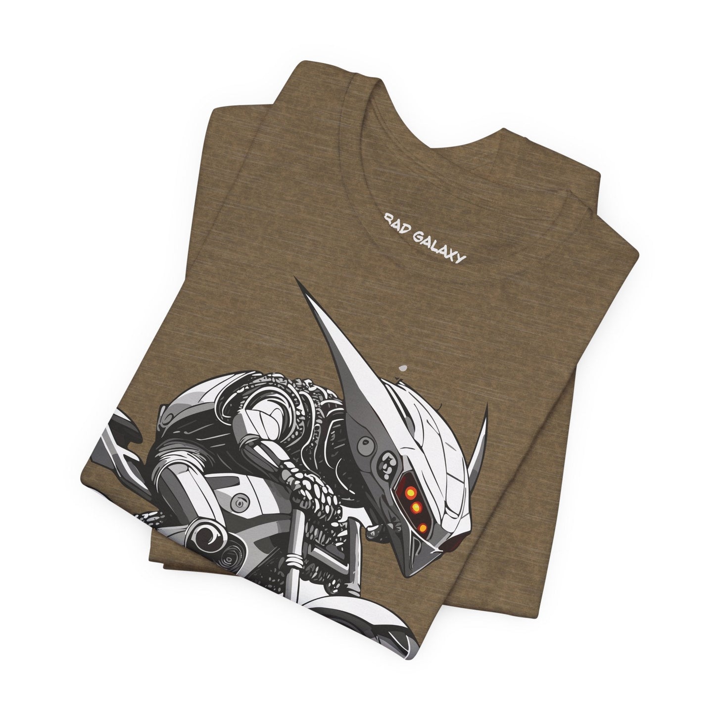 Tee Shirt With Alien From Bad Galaxy Made To Order 100 Percent Cotton Eco Friendly Print
