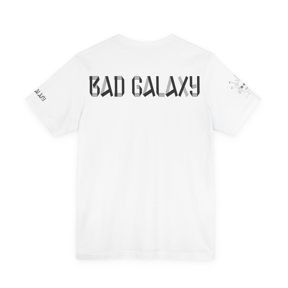 Alien Graphic Unisex Cotton Bella+Canvas Tee with Art Design b54