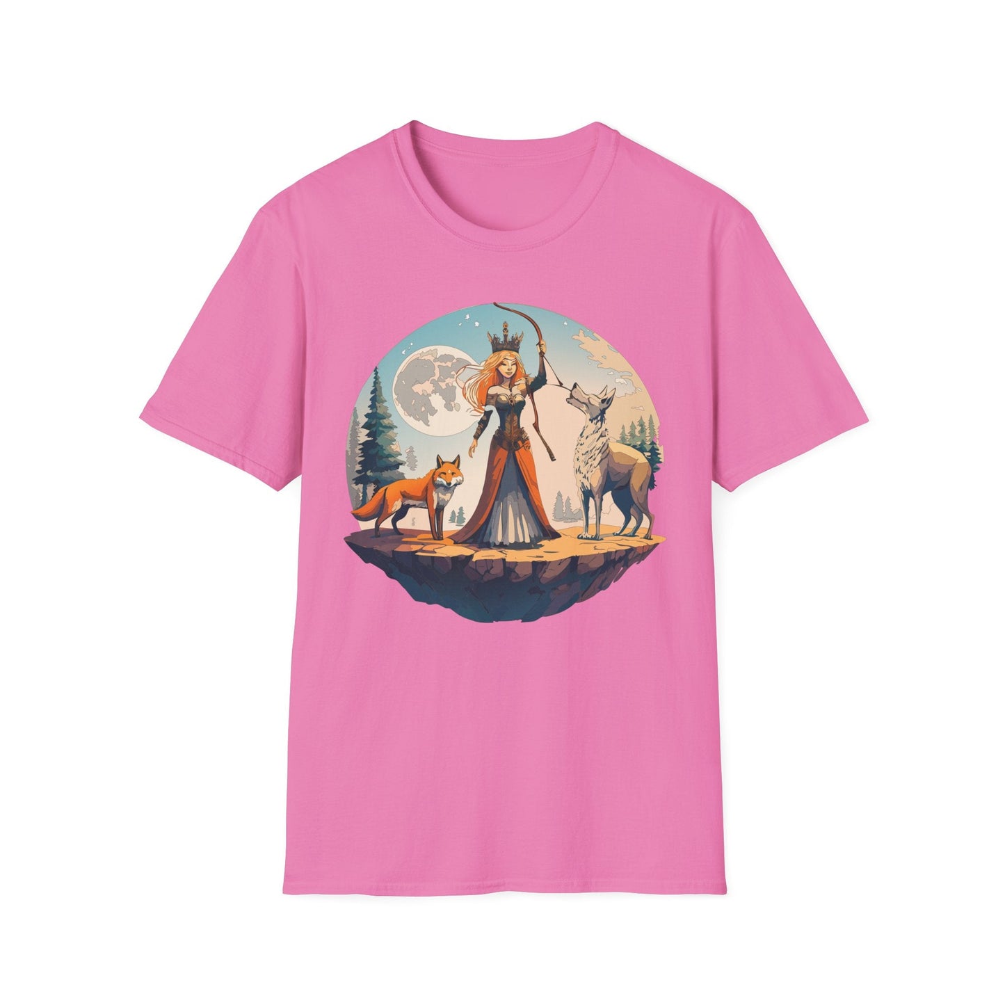 Womens Graphic T Shirts Art Design Shirt Softstyle Gildan 64000 Unisex Tee Ring Spun Cotton