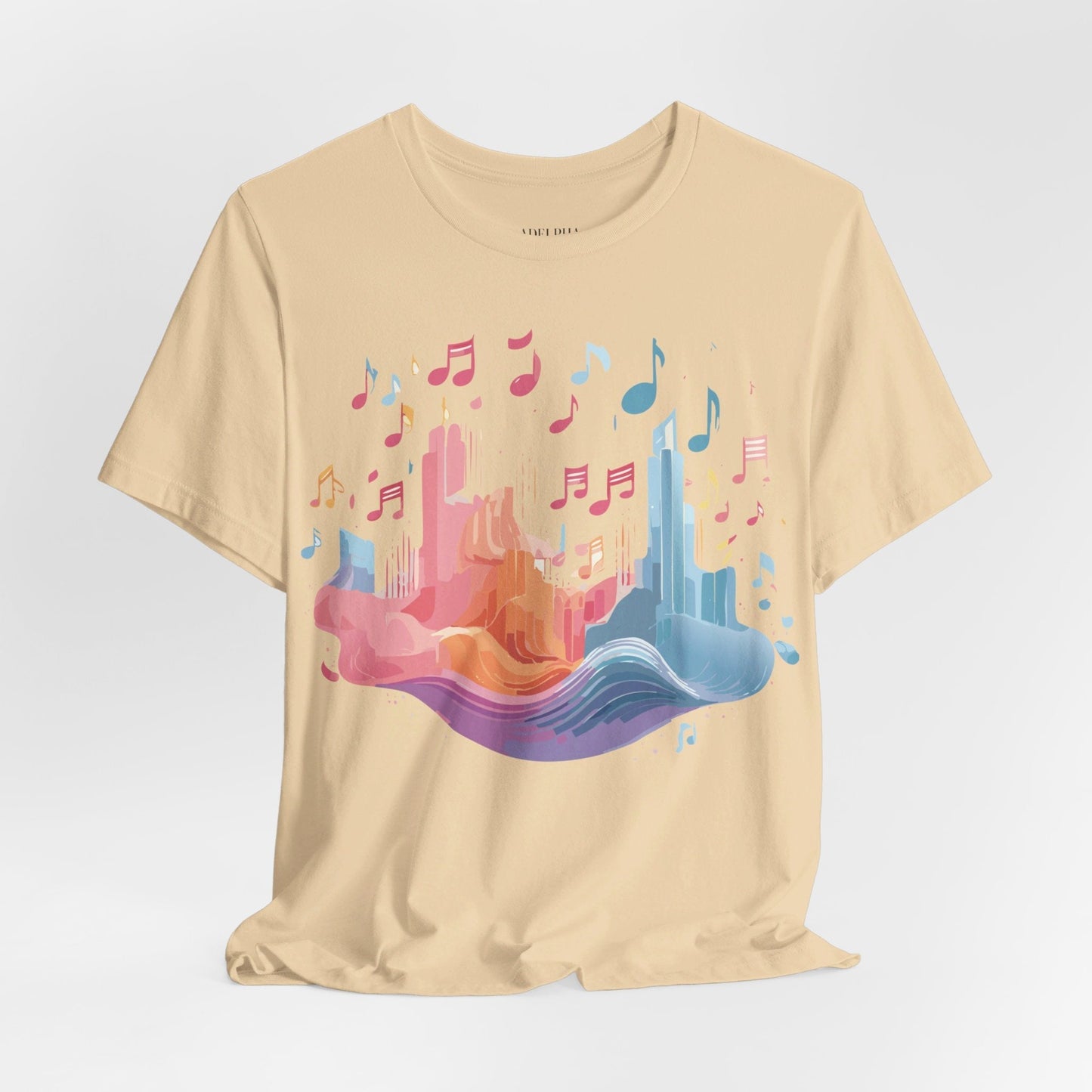 Music Graphic Tee Unisex Jersey Short Sleeve Art Design Adelpha Vintage Artwork Premium
