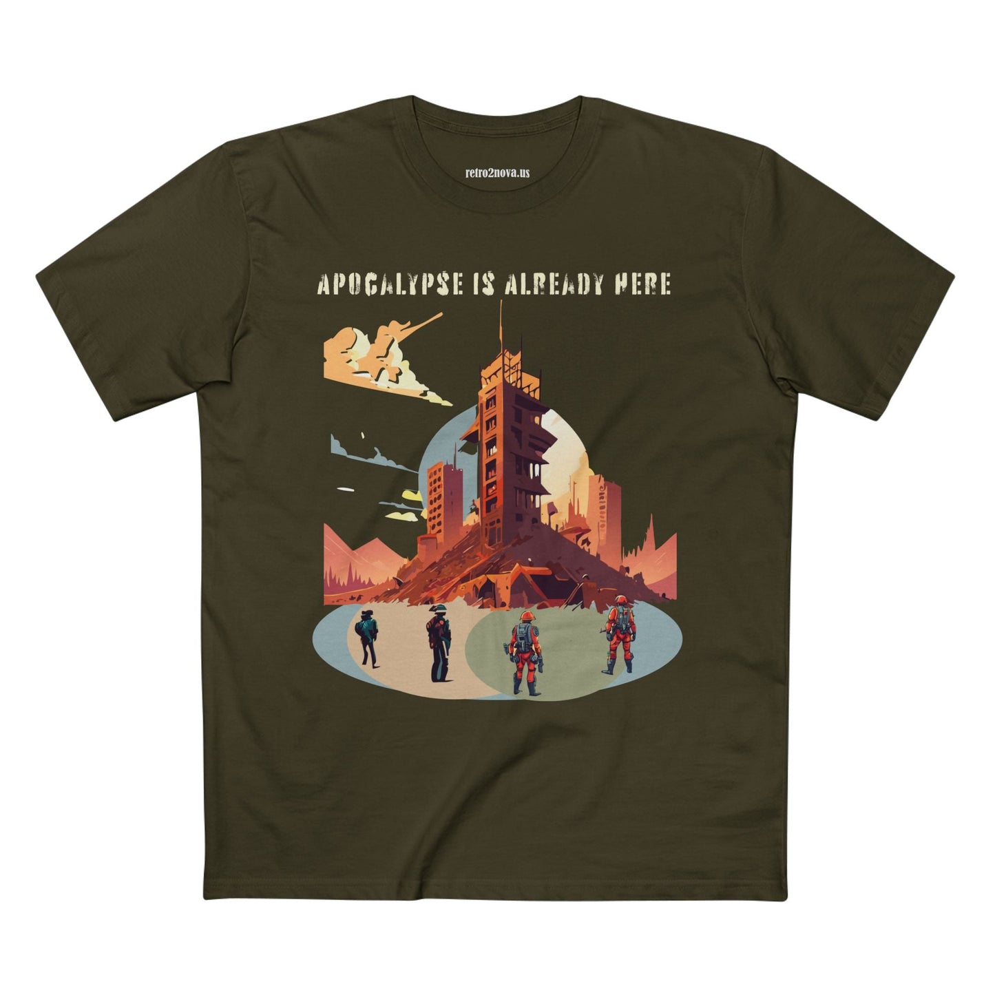 Cataclysm Doomsday Shirt Unisex Premium Cotton Tee With Original Retro Art Design