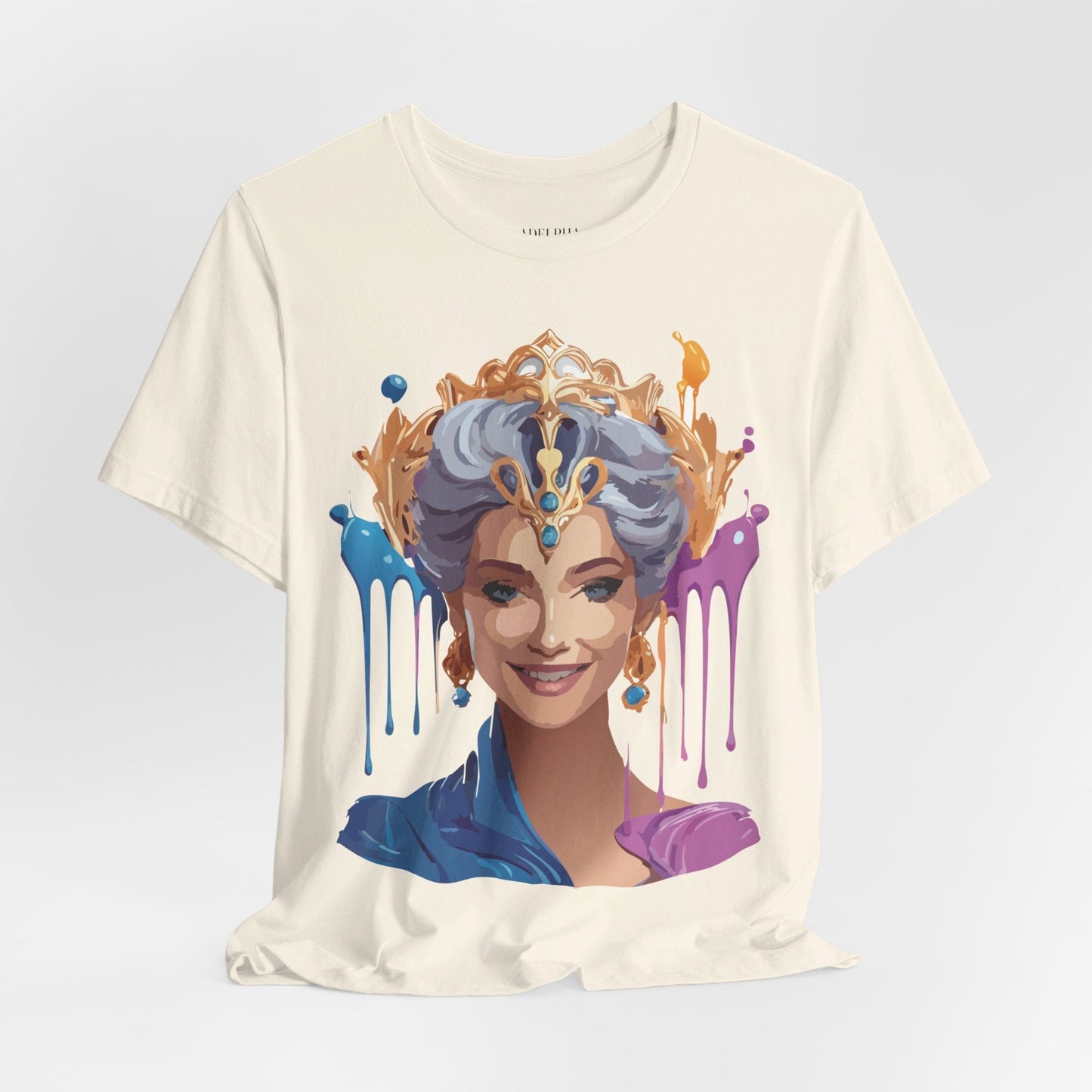 Queen Graphic Tee Unisex Jersey Short Sleeve Adelpha Art Design Vintage Inspired
