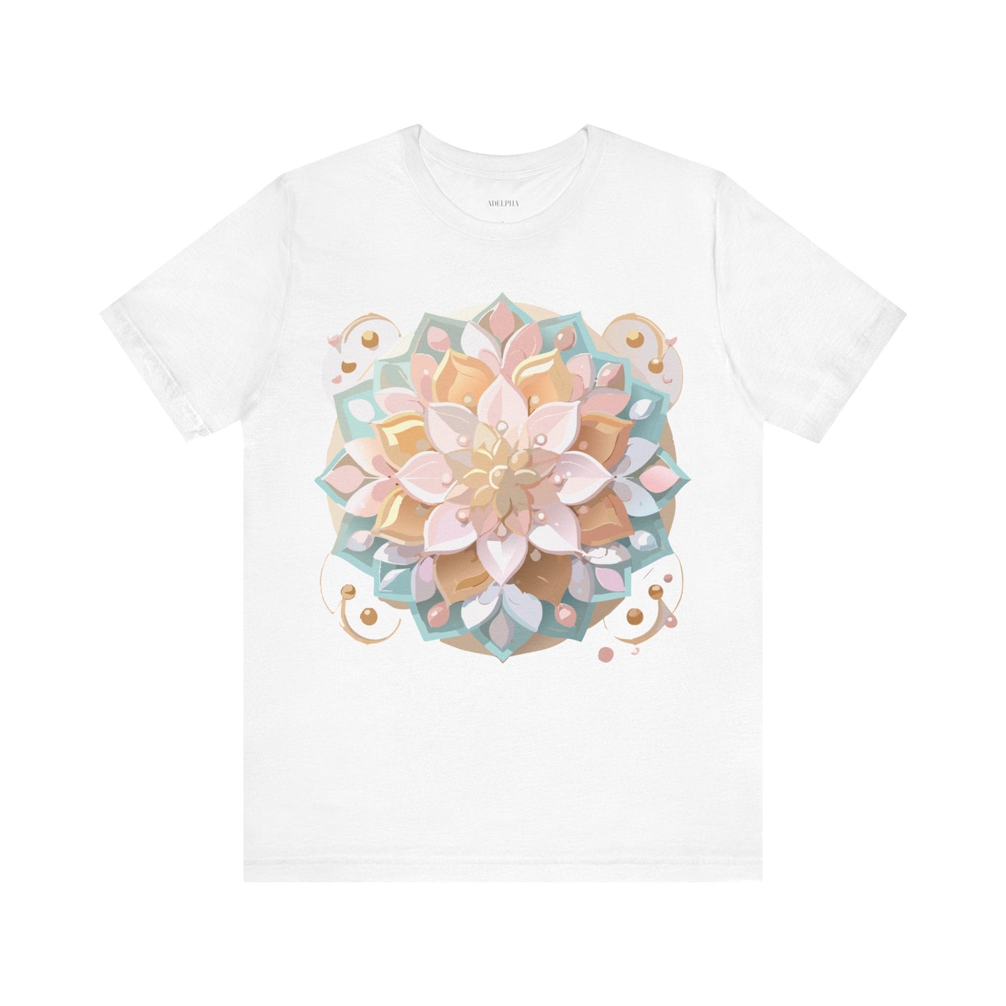 Mandala Shirt Graphic Tee Unisex Adelpha Vintage Inspired Art Design Premium Apparel