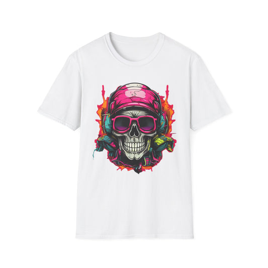 Skull Skeleton Graphic Tee Gildan Unisex 100 Cotton Tee Shirt h43