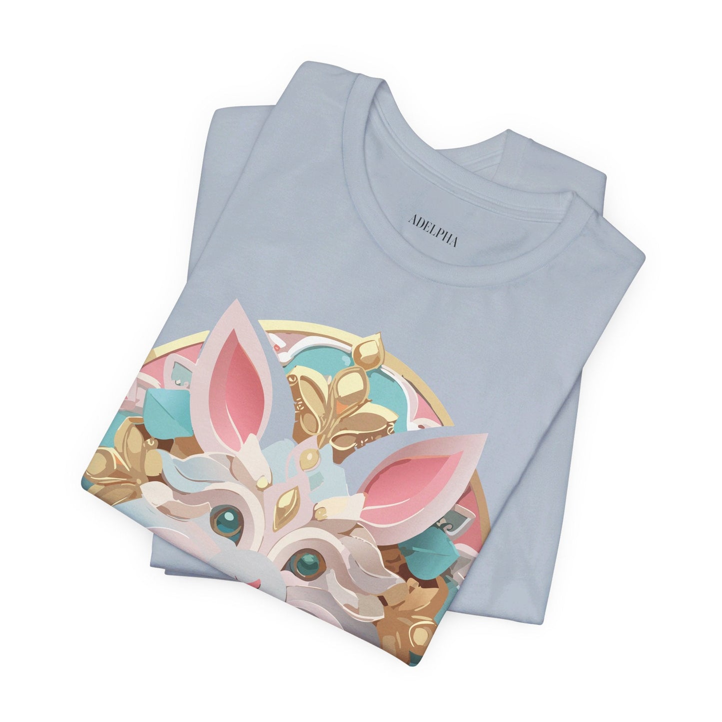 Medallion Graphic Unisex 100 Cotton Vintage Animal Medal Artwork Tee 88