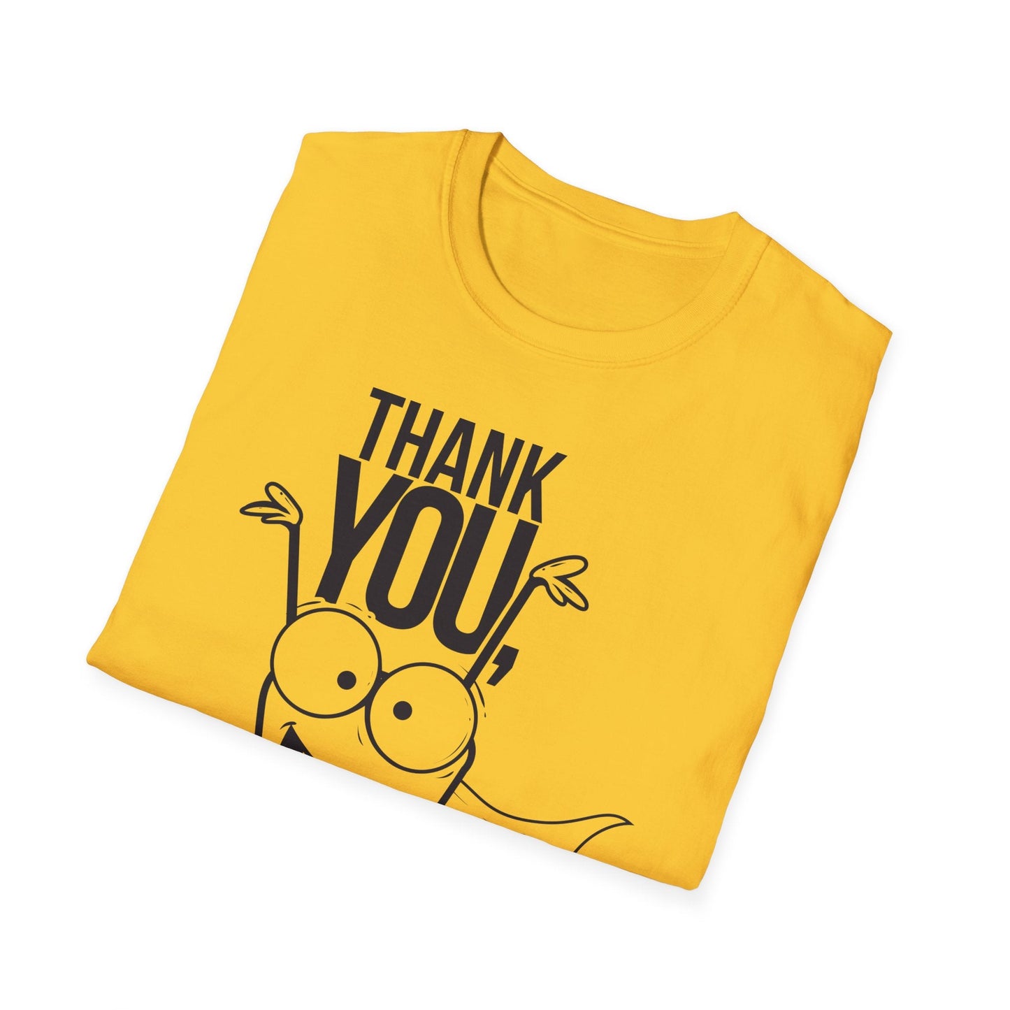 Cartoon T Shirt Animation Funny Tee Unisex Gildan Softstyle 64000 Ring Spun Cotton