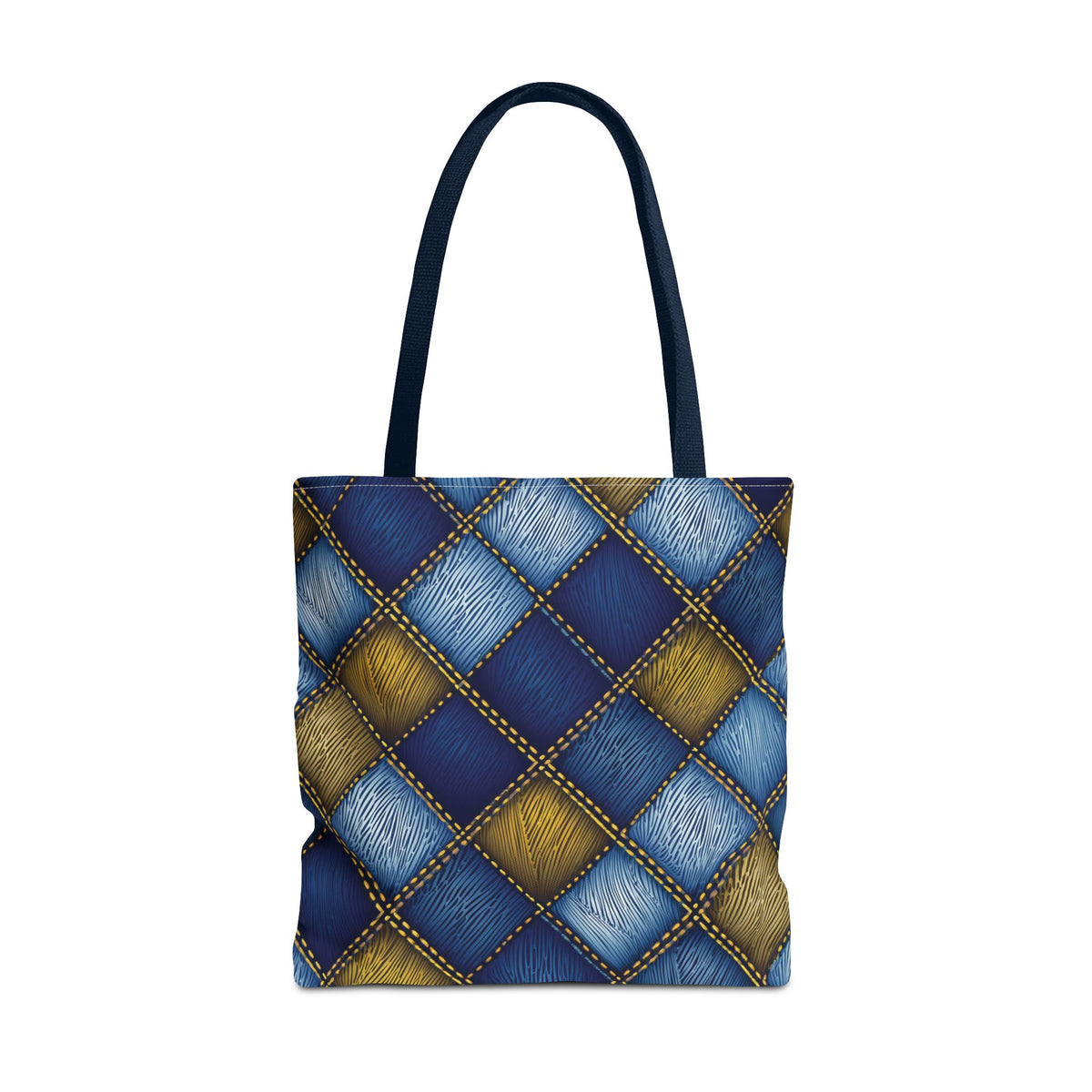 Denim Fabric Imitation Print Unisex Canvas Bag Poly Spun 3 Sizes Tote Bag 143