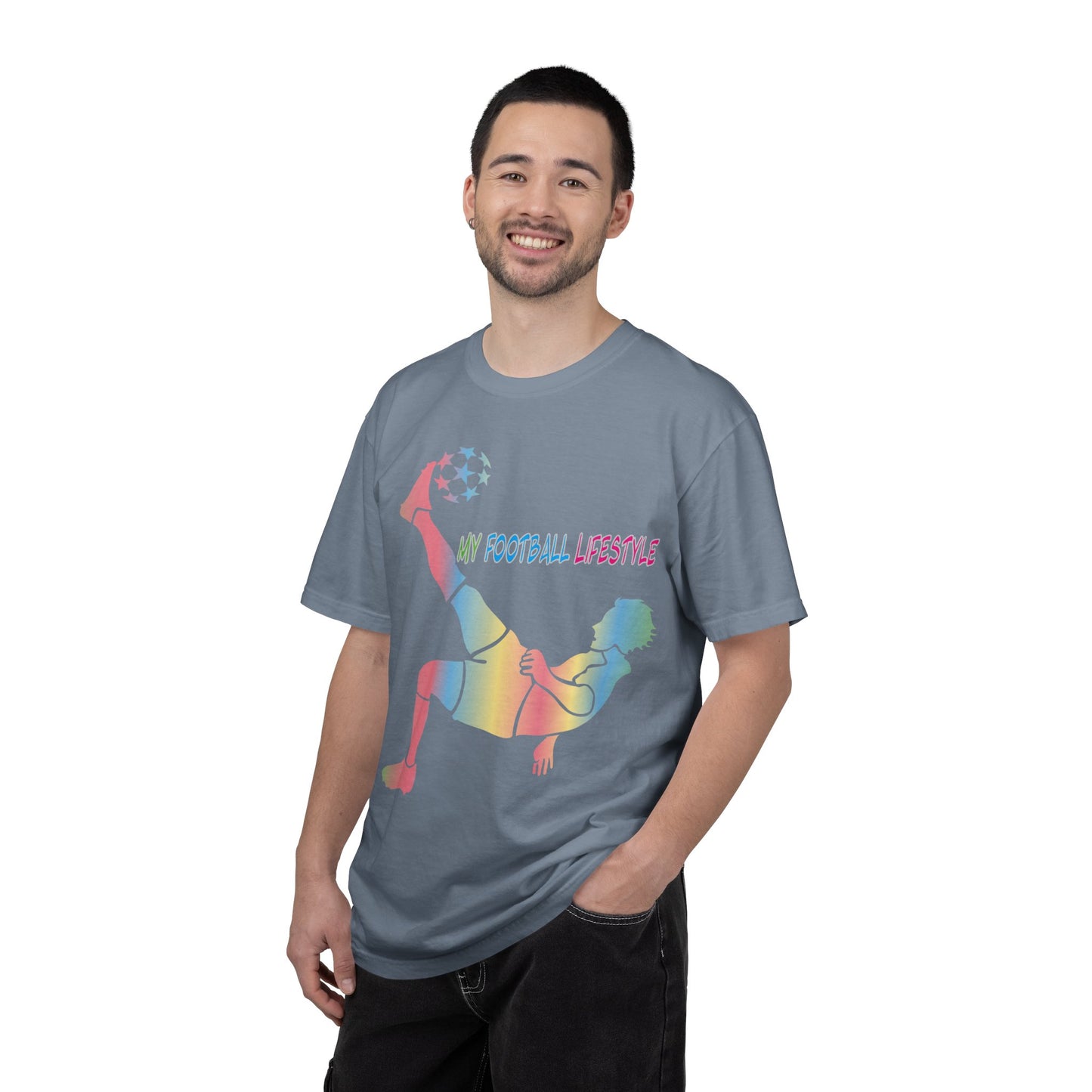 Sports Graphic Unisex T-Shirt Garment Dyed Cotton Relaxed Fit Comfort Colors 9