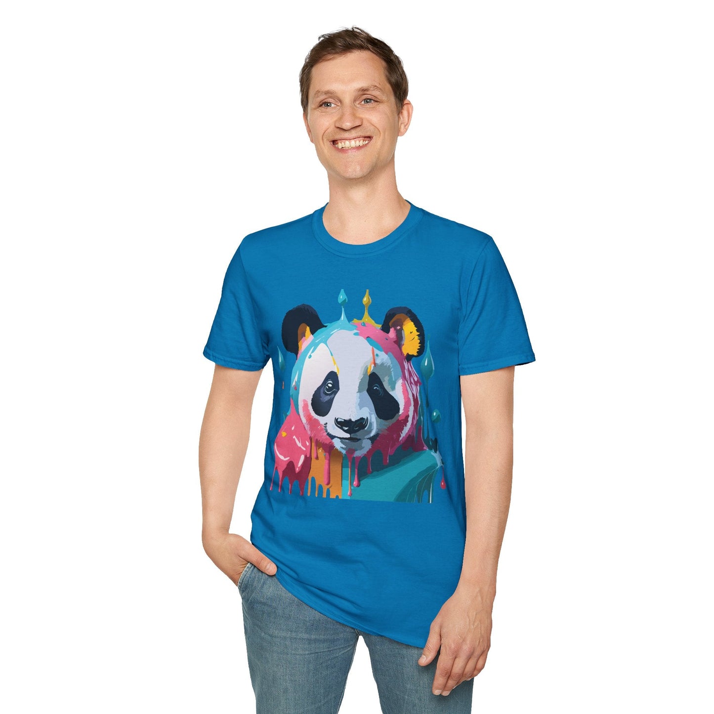 Panda Shirt Unisex T Shirt Panda Lover Gift Gildan Softstyle Tee 100 Percent Cotton