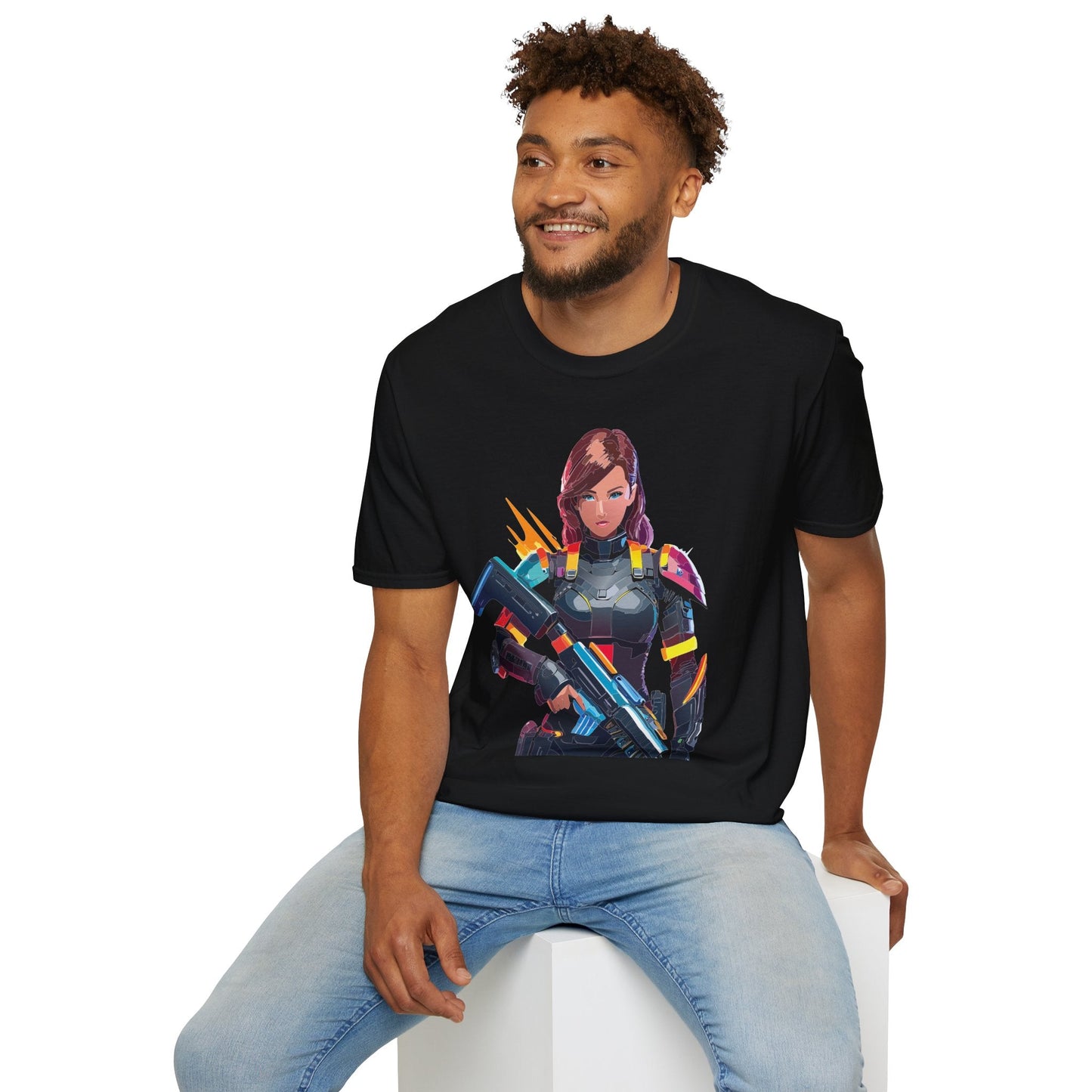 Robocop T Shirt Unisex Gildan Softstyle 64000 100 Percent Ring Spun Cotton Tee Casual Wear