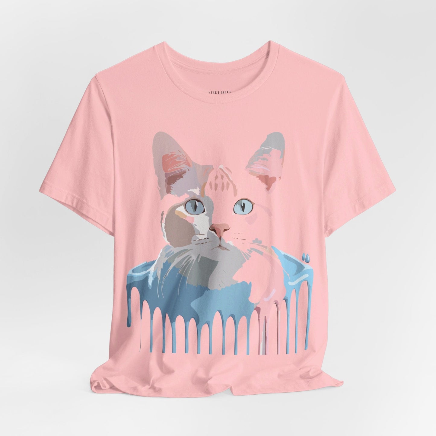 Adelpha Cat Graphic T Shirt Unisex Short Sleeve Vintage Artwork Tee