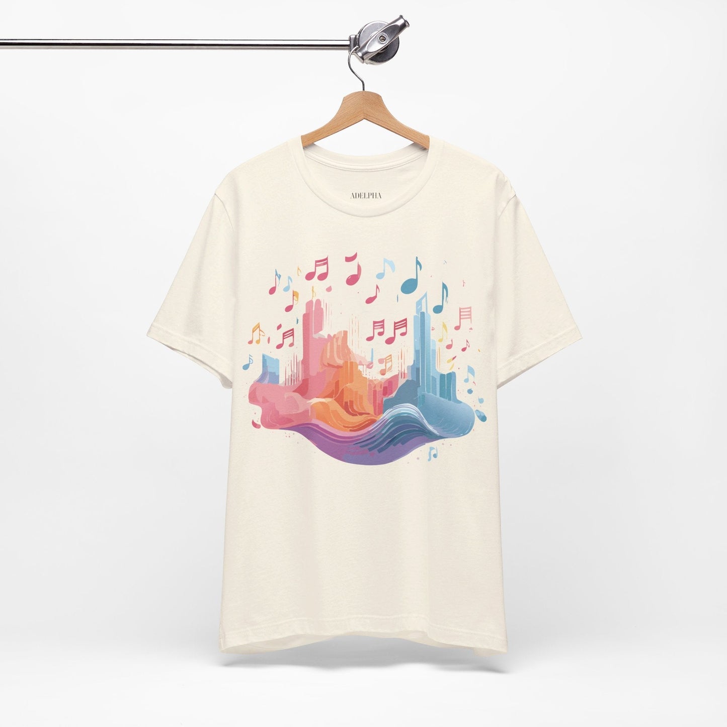 Music Graphic Tee Unisex Jersey Short Sleeve Art Design Adelpha Vintage Artwork Premium