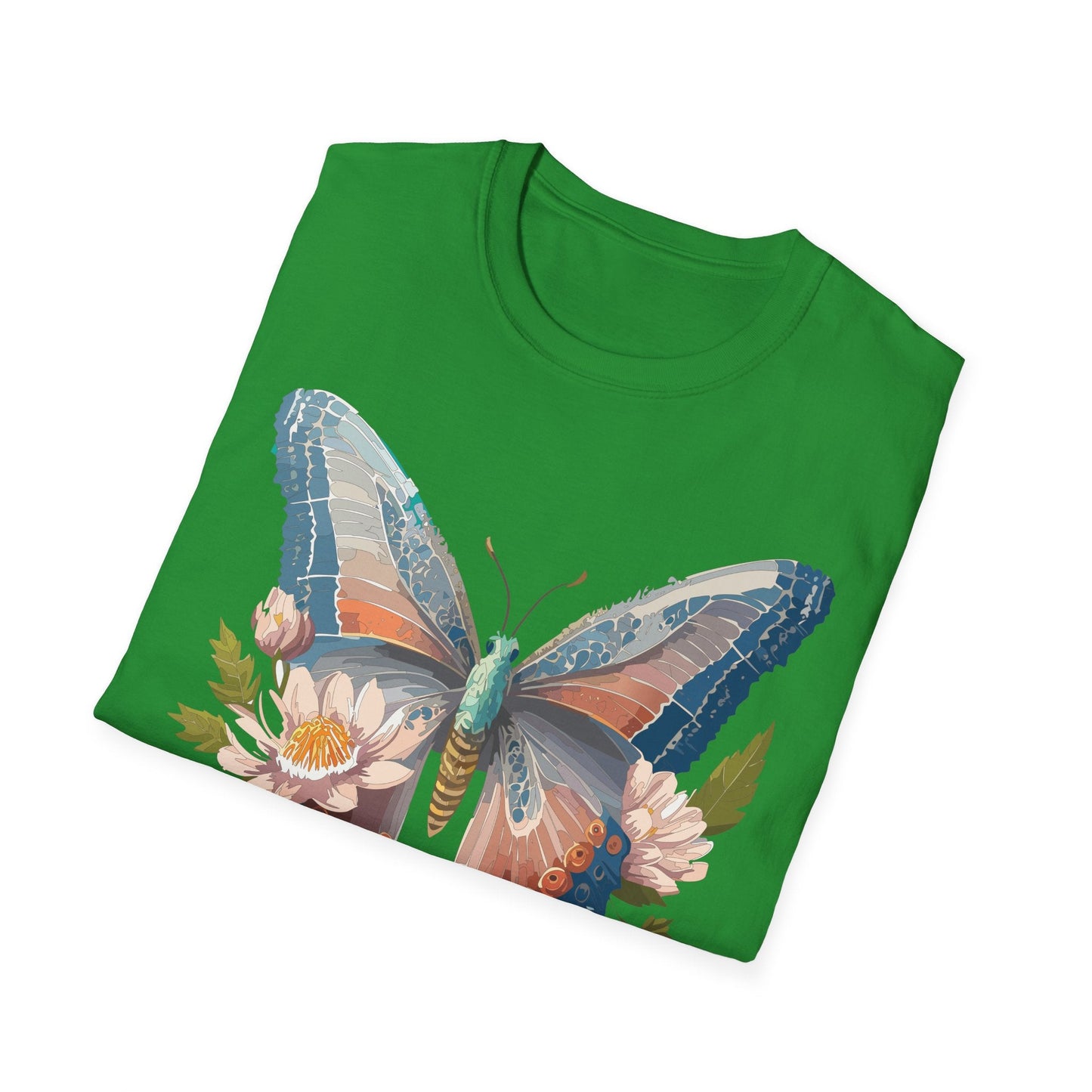 Butterfly Shirt Unisex T Shirt Monarch Design Softstyle 64000 Ring Spun Cotton Tee