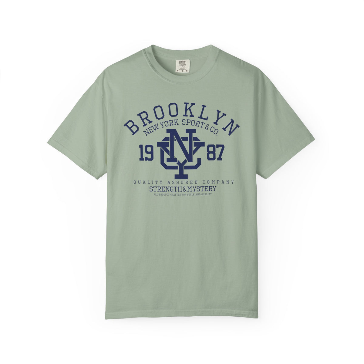 Brooklyn 1987 Athletic Logo Unisex Comfort Colors Garment-Dyed Heavyweight 100 Cotton Art Design T-Shirt w10