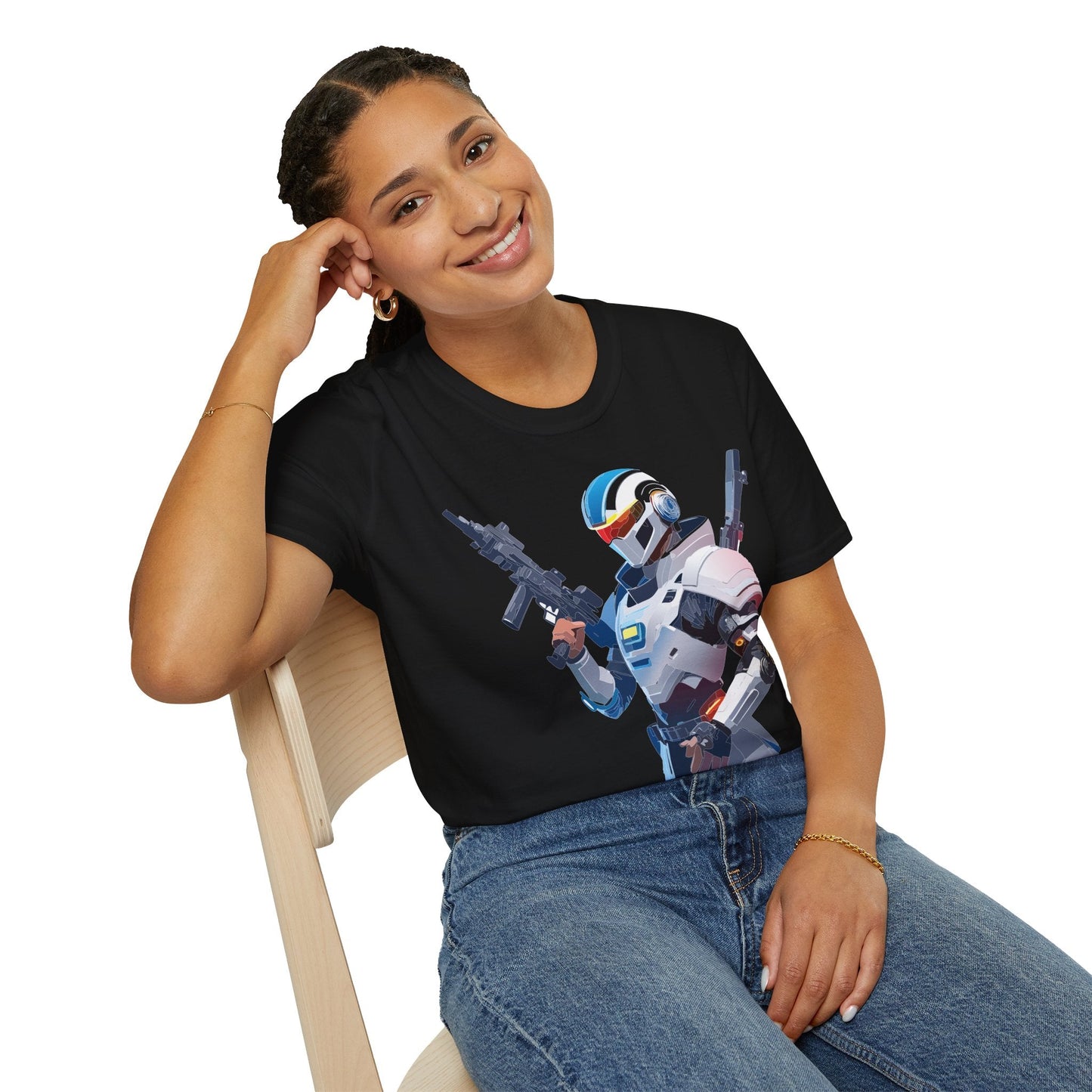 Robocop T Shirt Unisex Gildan Softstyle 64000 100 Percent Ring Spun Cotton Tee Premium