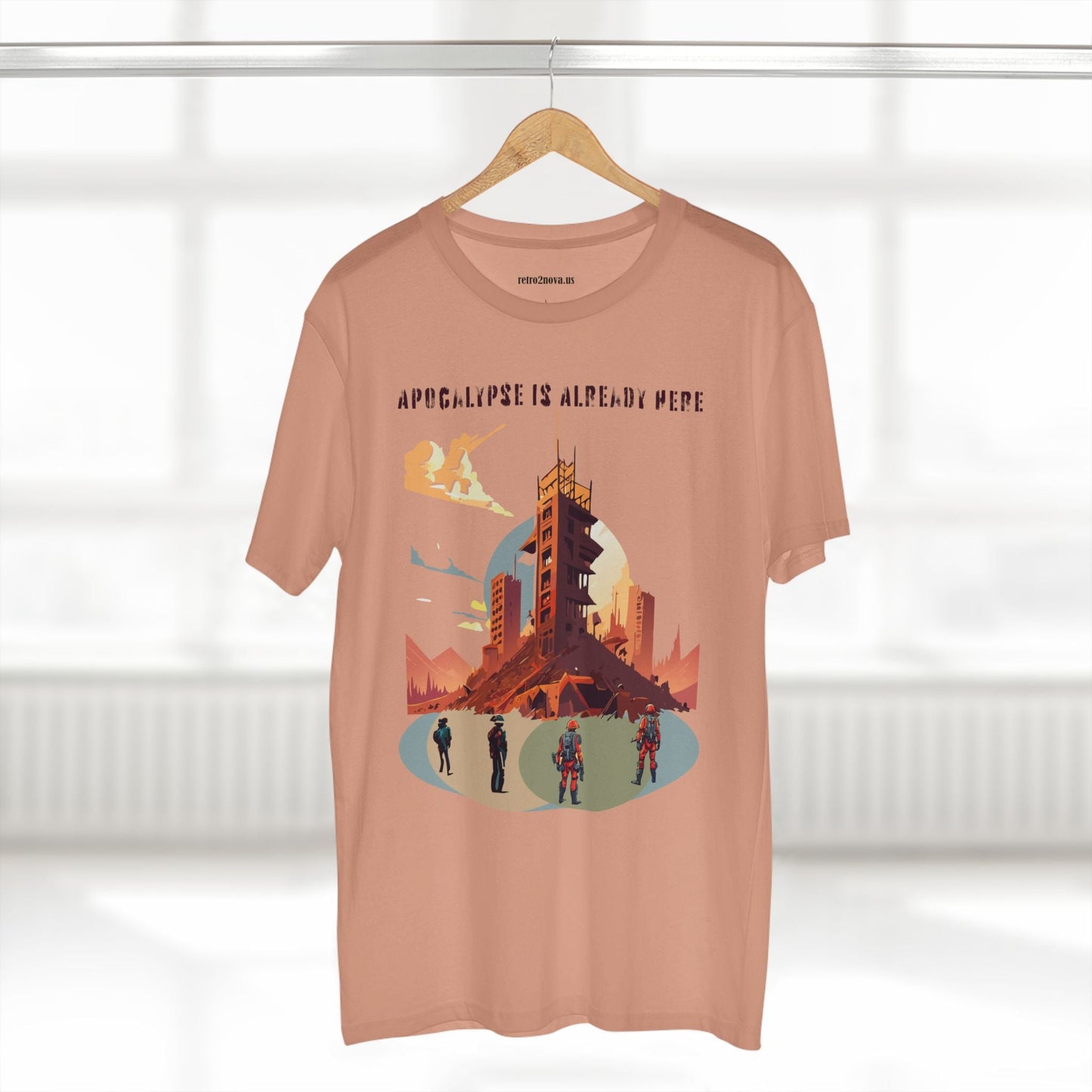 Cataclysm Doomsday Shirt Unisex Premium Cotton Tee With Original Retro Art Design