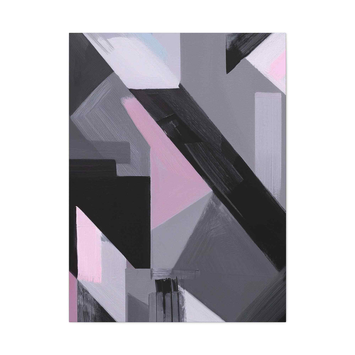 Abstract Geometric Painting Print Canvas 20x24,20x30,24x30 24x32,24x36,30x40 32x48,36x48,40x60 Pine-Wood Inner Frame ABS-45