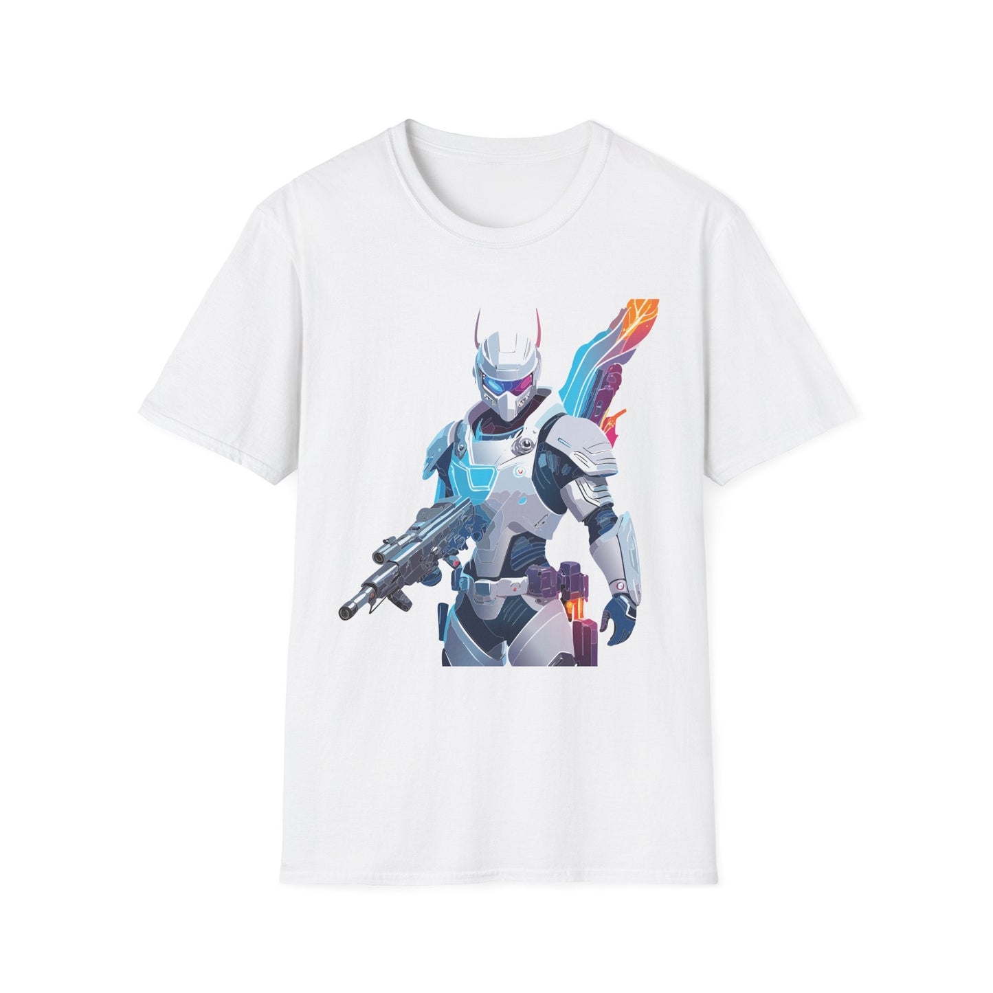 Robocop T Shirt Unisex Softstyle 64000 Graphic Tee 100 Percent Ring Spun Cotton Comfort