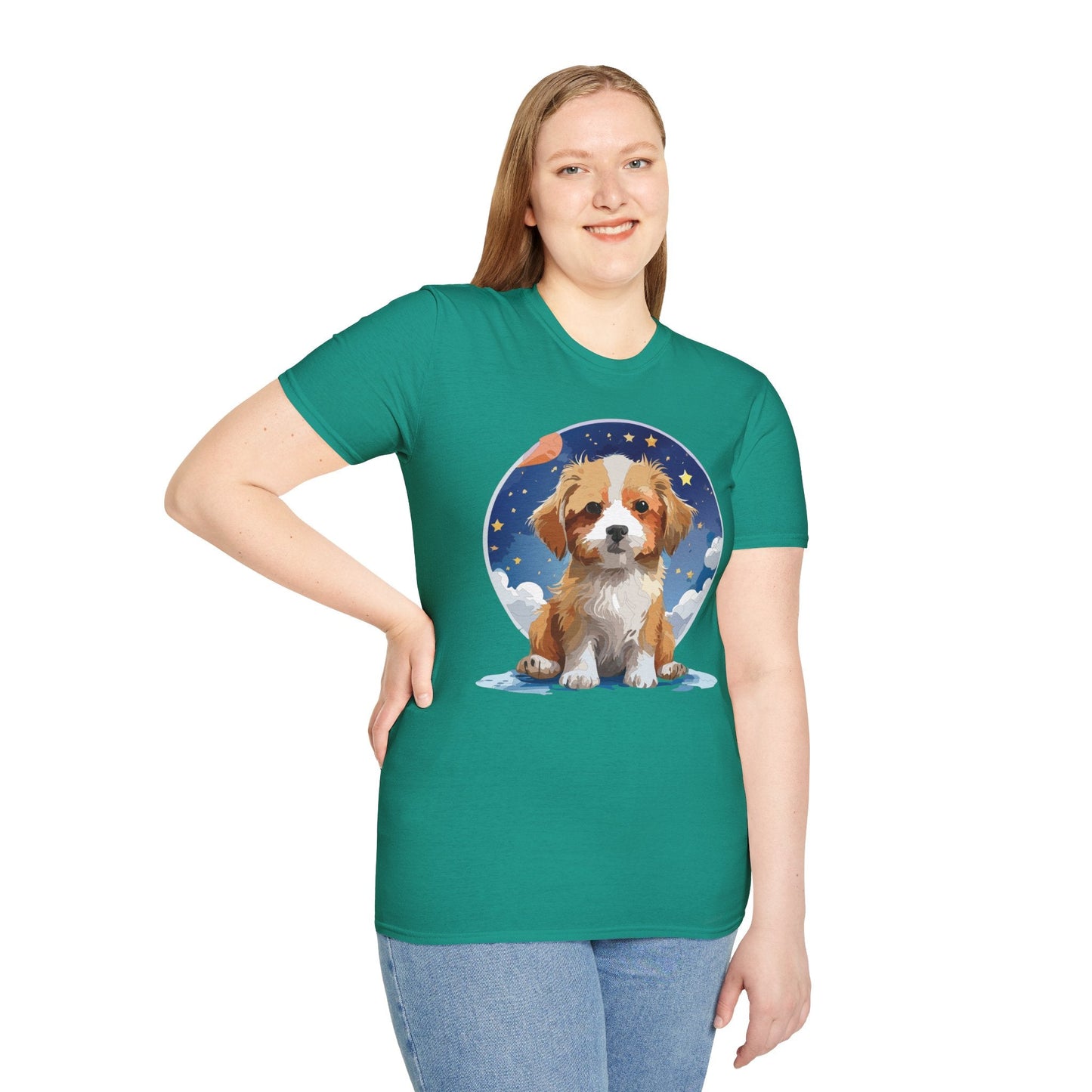 Dog Shirt Unisex Animal Tee Gildan Softstyle 64000 Short Sleeve Comfort