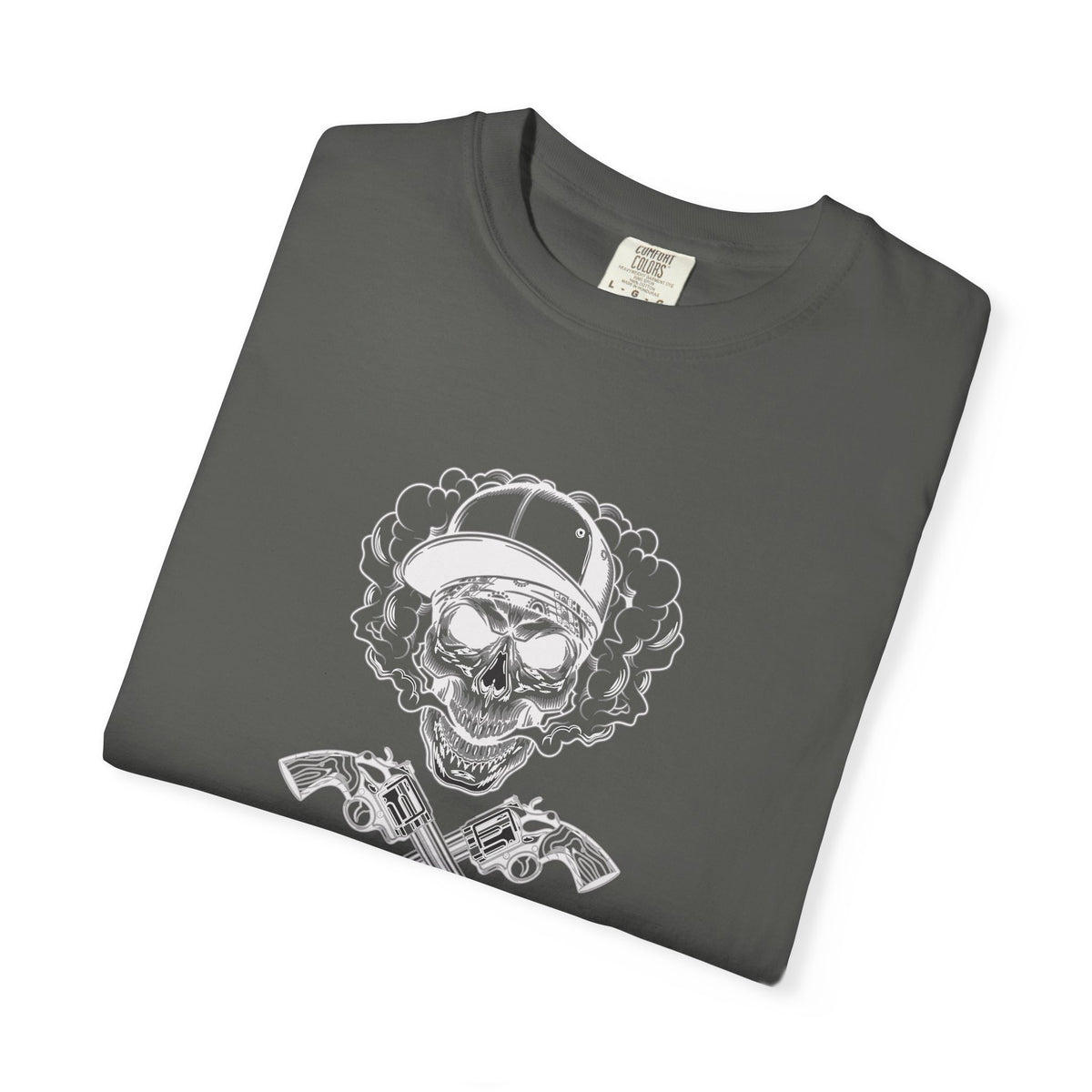 Camiseta unisex de algodón con calavera