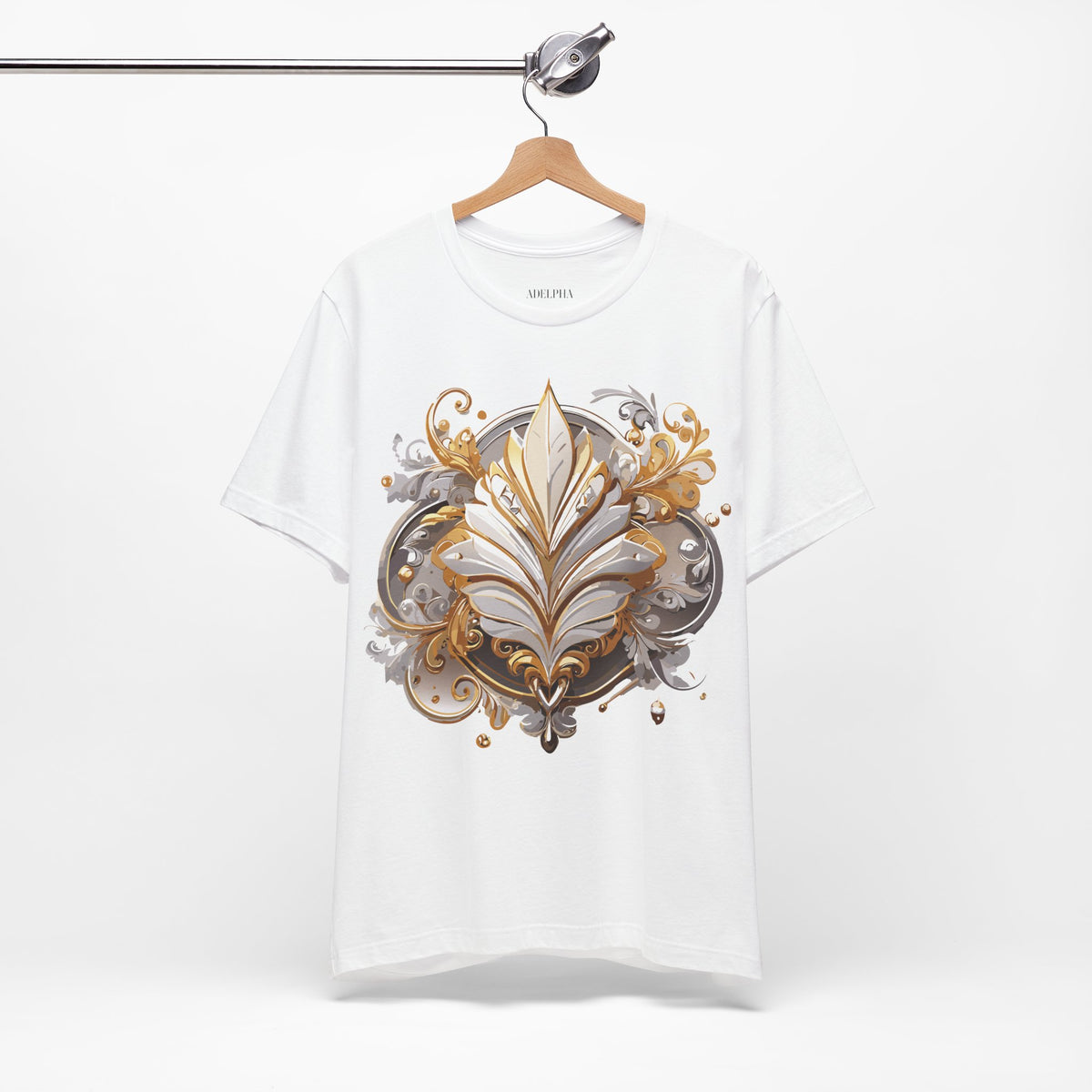 Jewelry Graphic Unisex Cotton Bella+Canvas Tee with Art Design n130