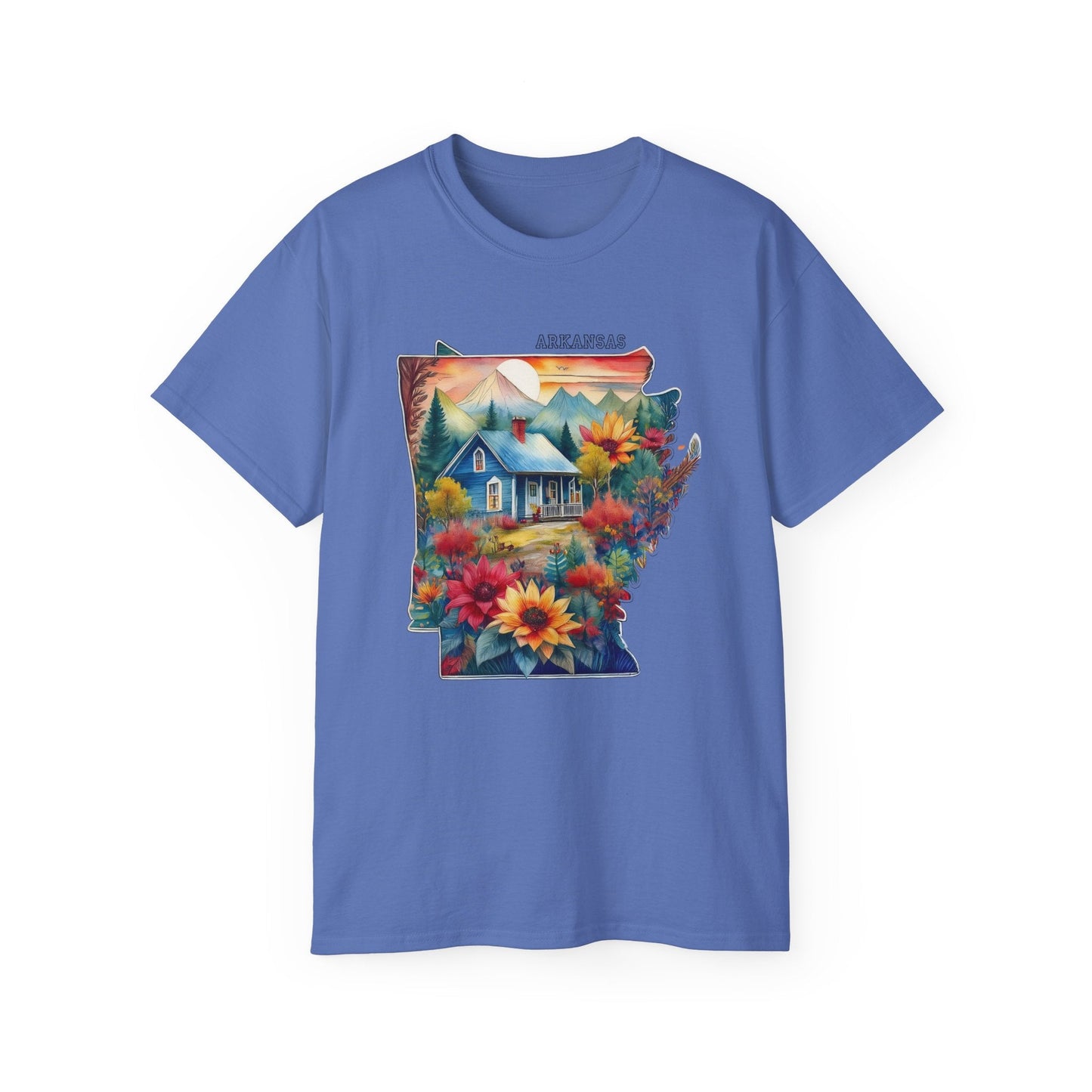 Arkansas Graphic Unisex Cotton T‑Shirt 2