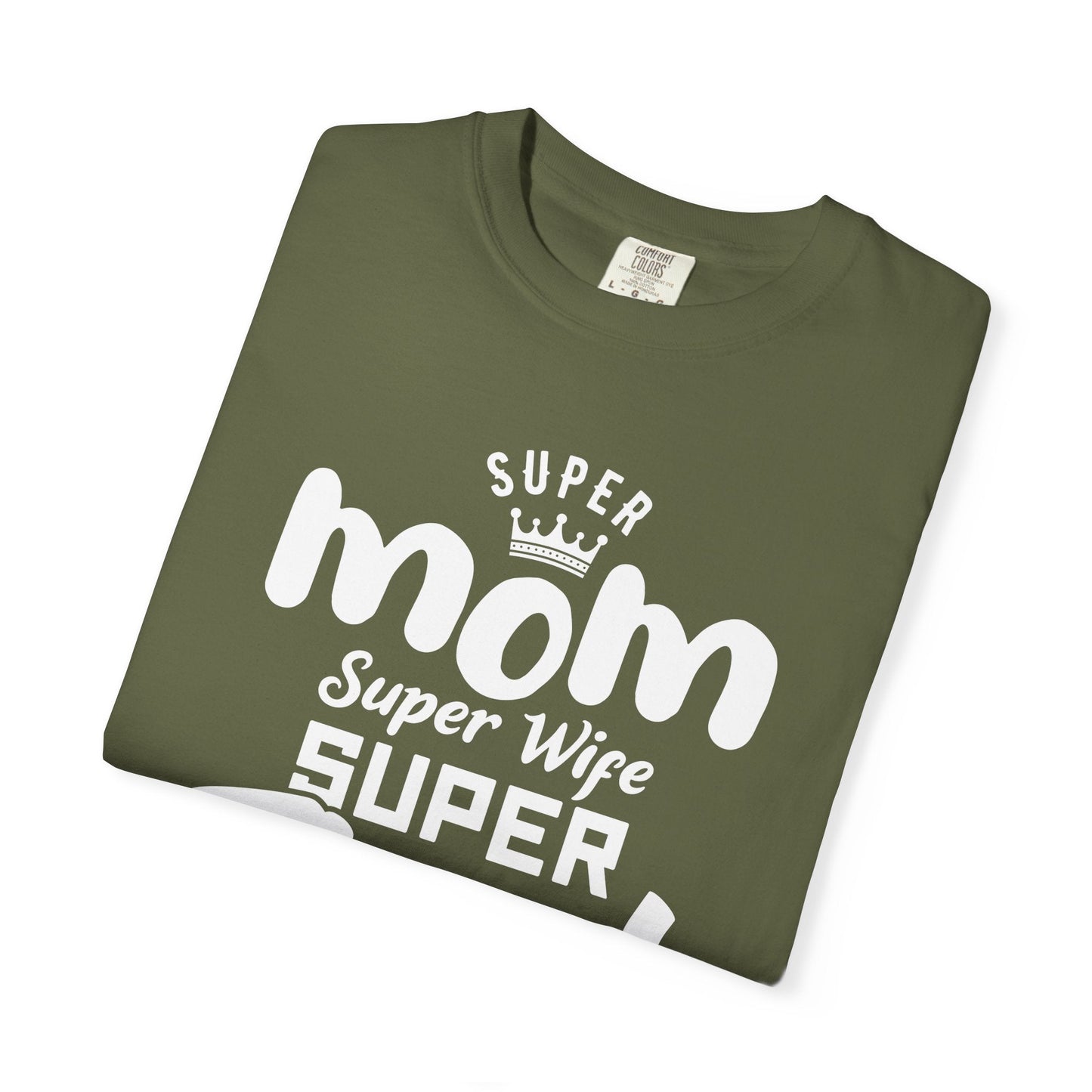 Mom T-shirt Mother's Day Mama Tee Unisex Comfort Colors Garment-Dyed Cotton h45