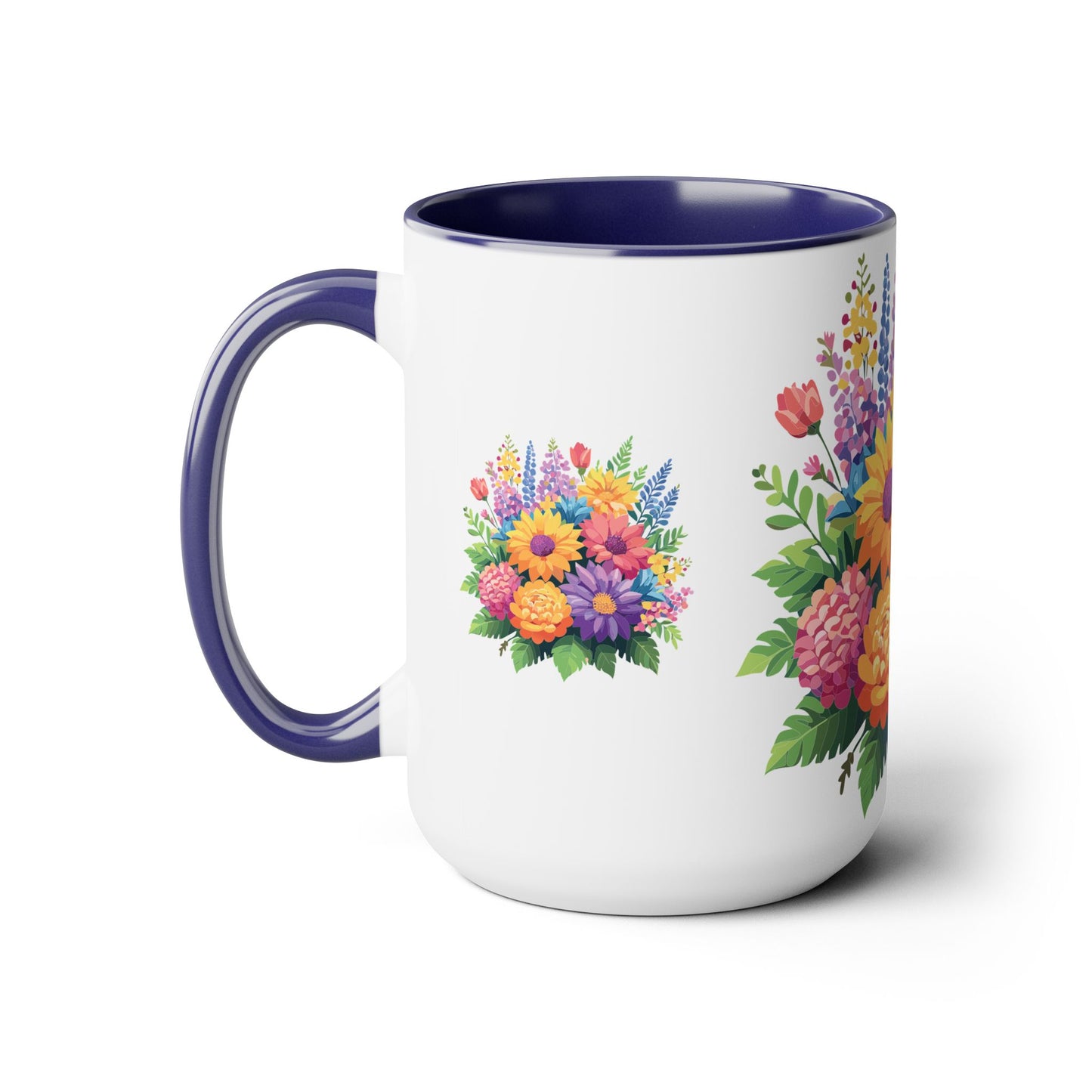 Floral Mug, Floral Cup