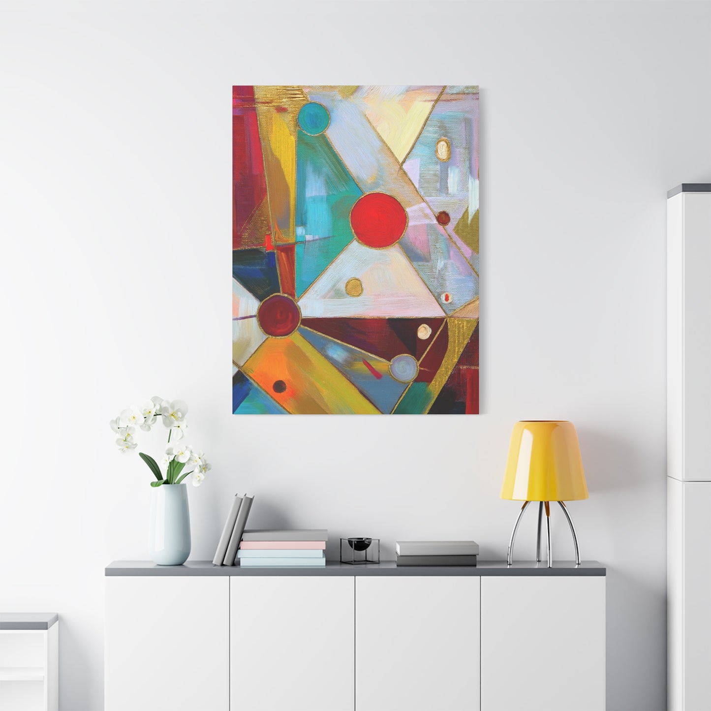 Abstract Oil Painting Print Canvas 20x24,20x30,24x30 24x32,24x36,30x40 32x48,36x48,40x60 Pine-Wood Inner Frame ABS-177