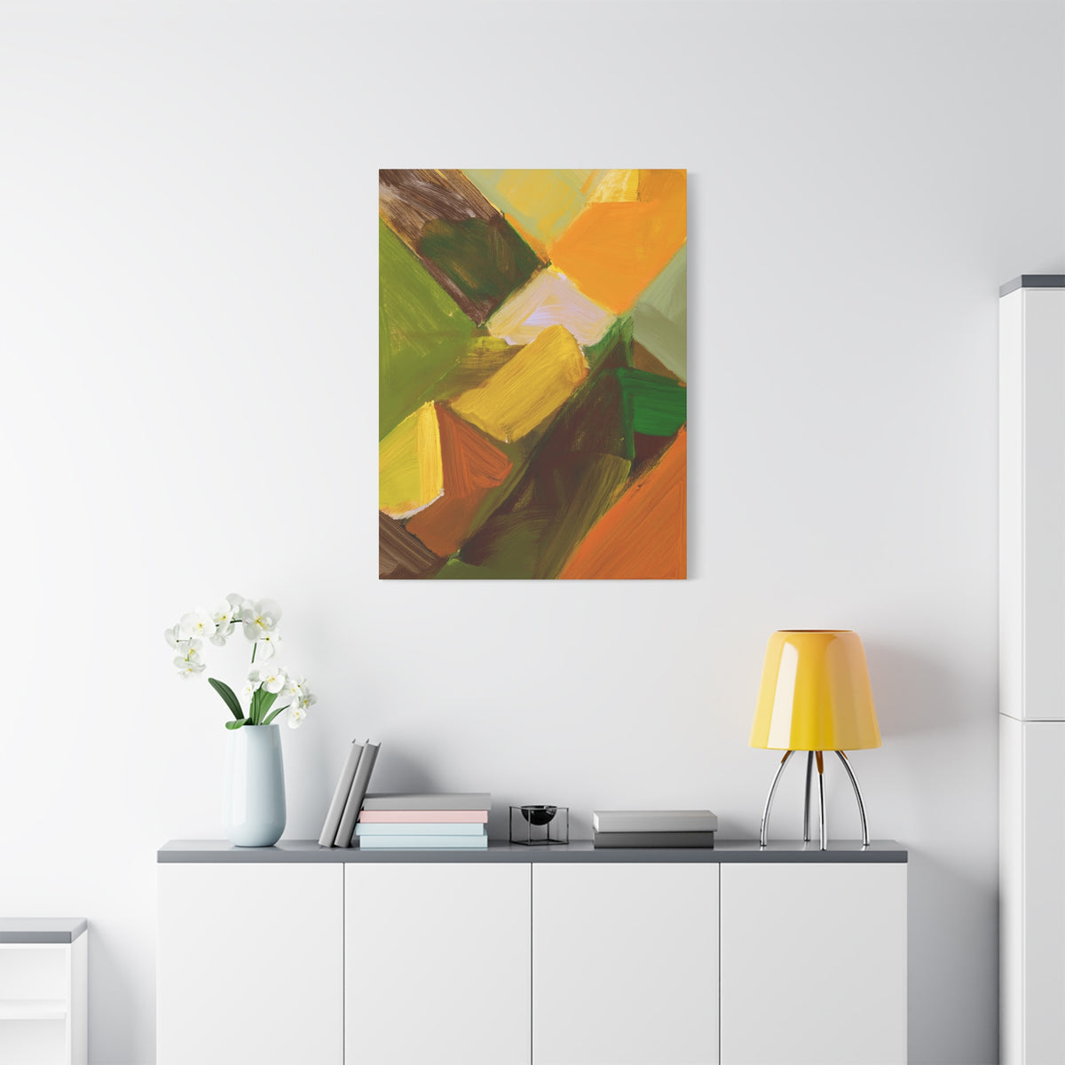 Abstract Geometric Painting Print Canvas 20x24,20x30,24x30 24x32,24x36,30x40 32x48,36x48,40x60 Pine-Wood Inner Frame ABS-59