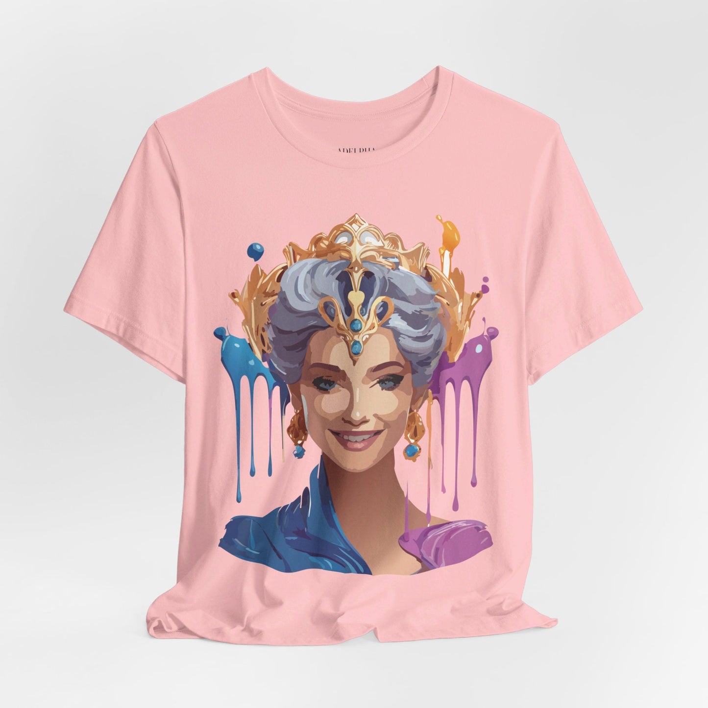 Queen Graphic Tee Unisex Jersey Short Sleeve Adelpha Art Design Vintage Inspired