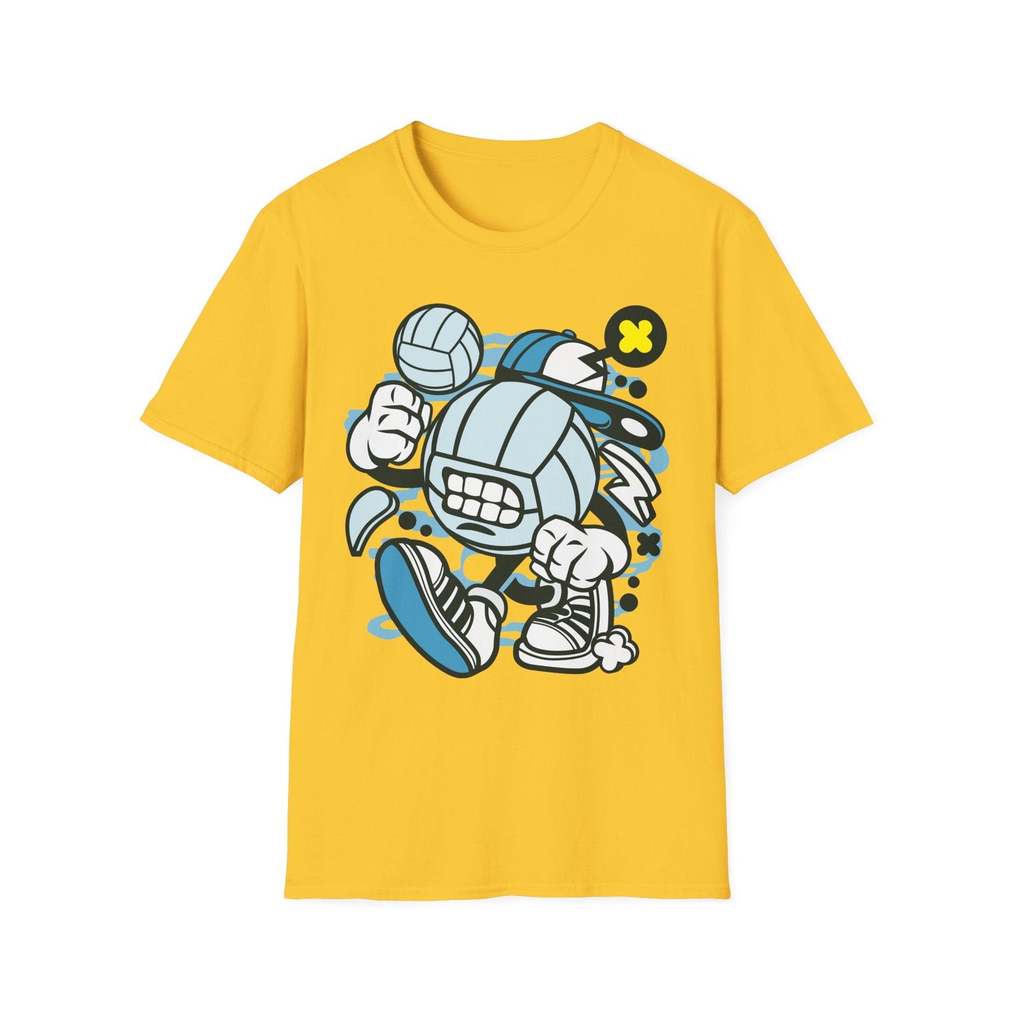 Unisex Cartoon T Shirt Animation Tee Funny Design Gildan Softstyle 64000 100 Percent Cotton