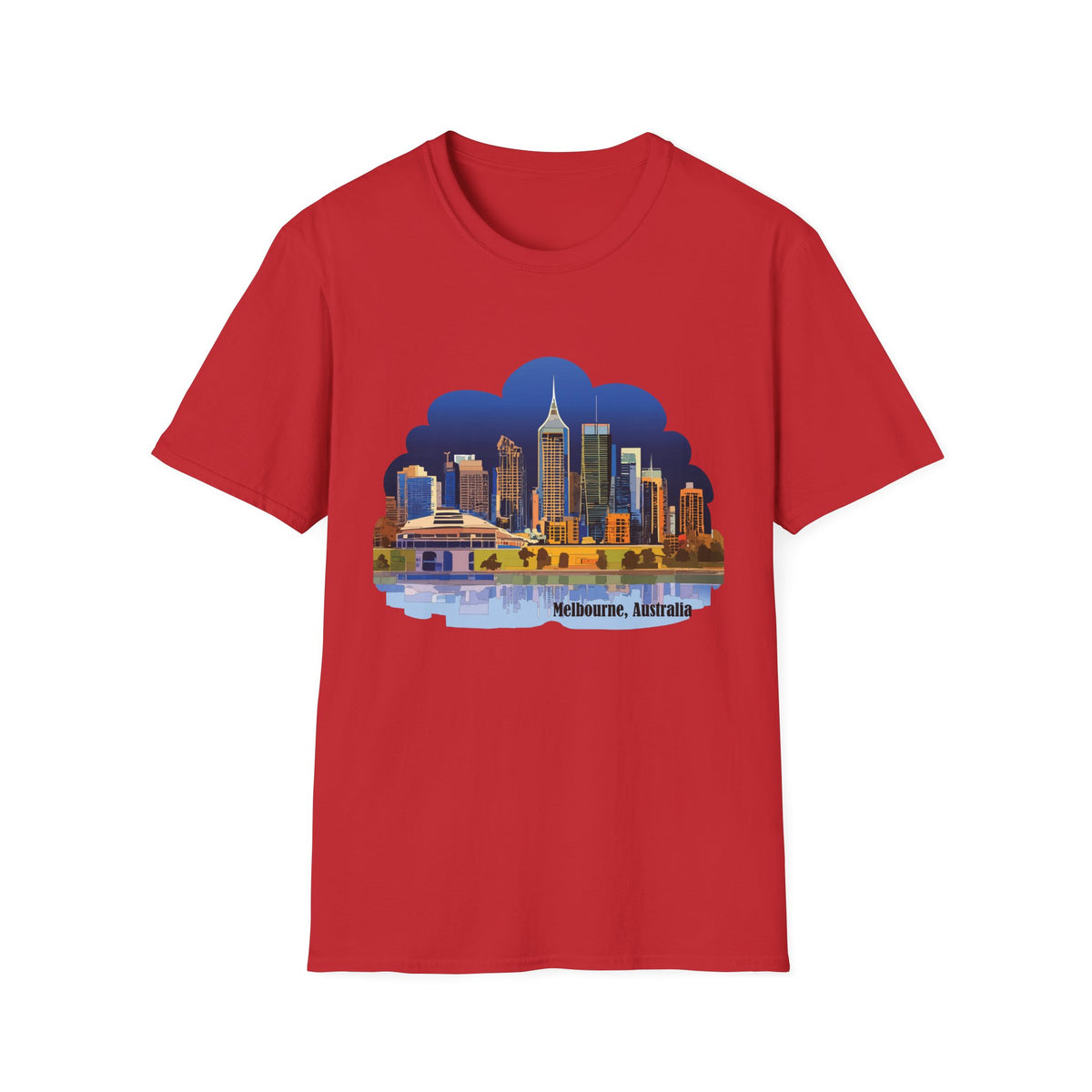 Melbourne Skyline T-Shirt | Cityscape Illustration