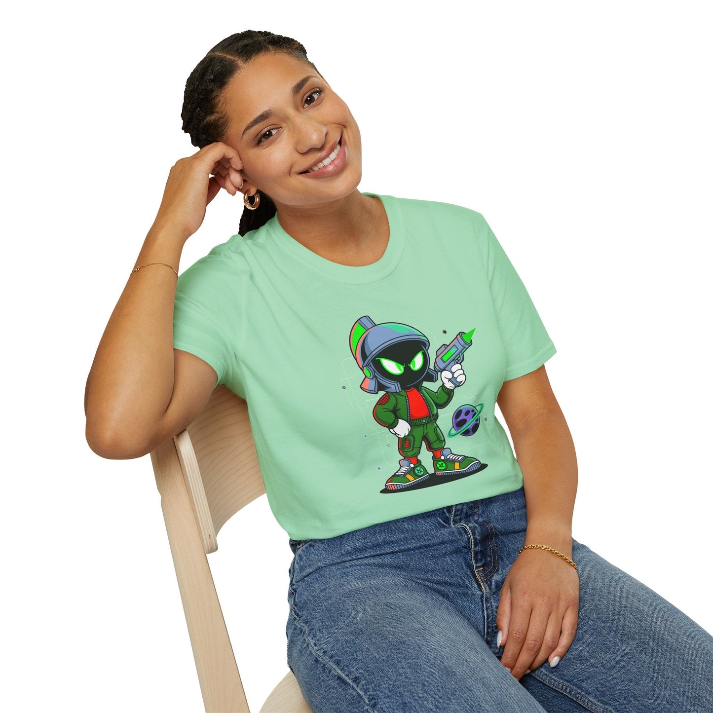 Unisex Cartoon T Shirt With Animation Design Funny Animals Tee Shirt For All Ages