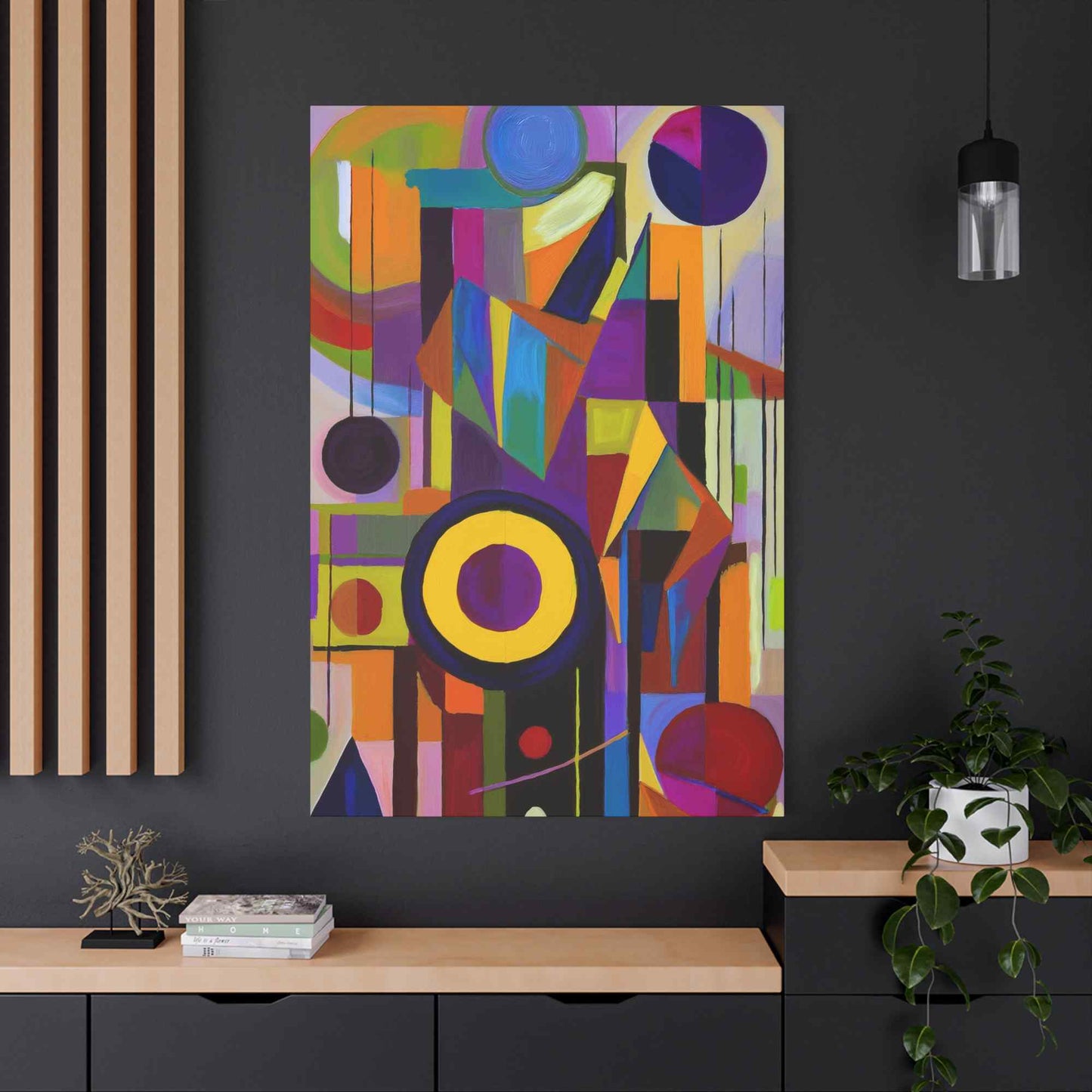 Abstract Painting Print Canvas 20x24,20x30,24x30, 24x32,24x36,30x40, 32x48,36x48,40x60 Pine-Wood Inner Frame ABS-2