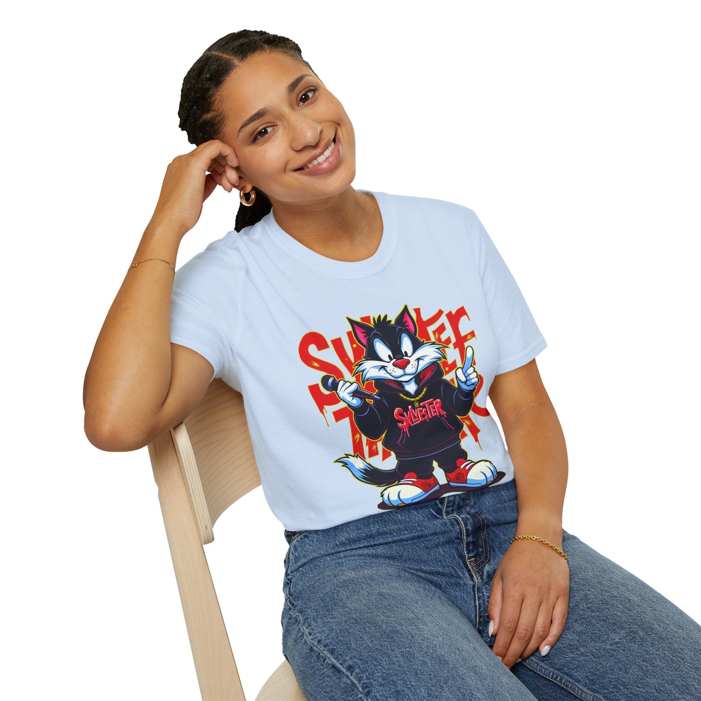 Gildan Softstyle Unisex T Shirt 100 Percent Ring Spun Cotton Cartoon Animation And Funny Animals Tee