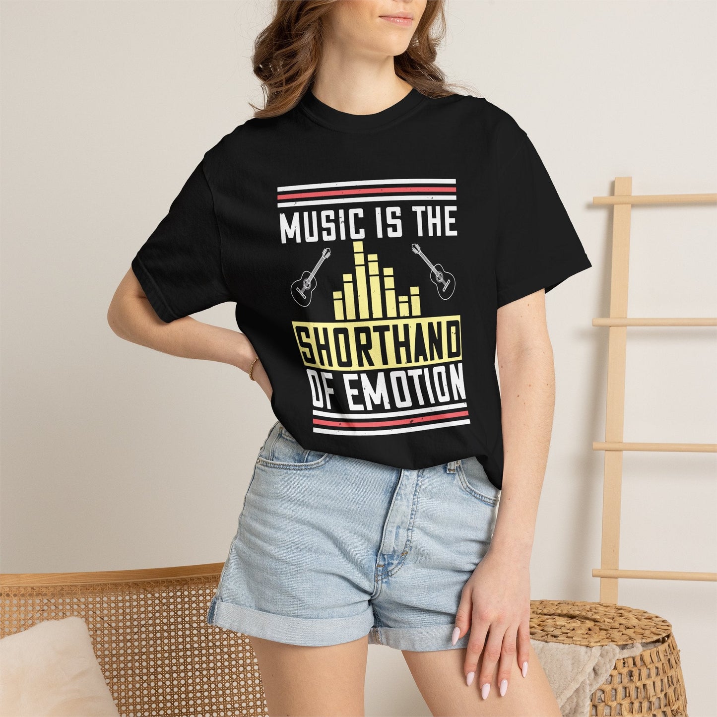 Music Graphic Design Unisex Cotton T-shirt m34