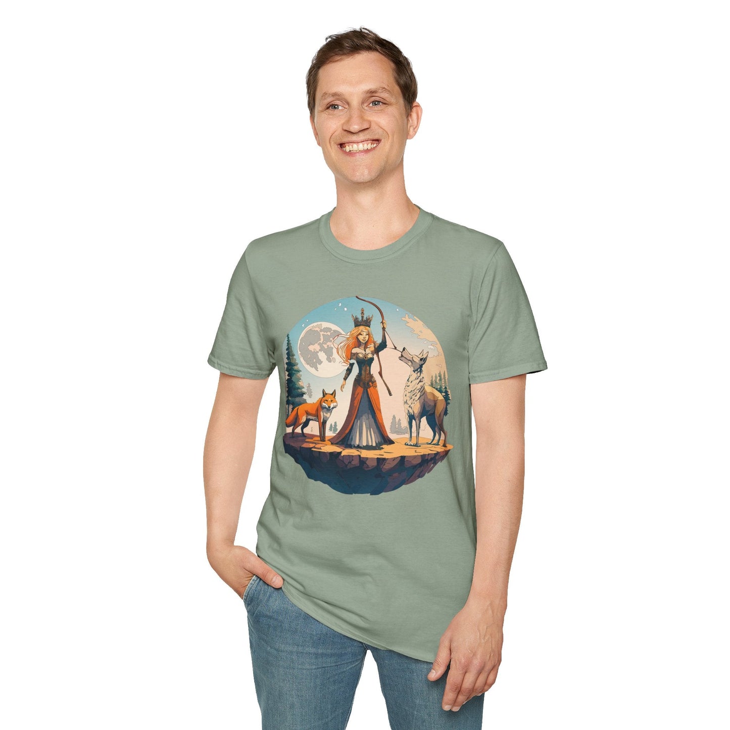 Womens Graphic T Shirts Art Design Shirt Softstyle Gildan 64000 Unisex Tee Ring Spun Cotton