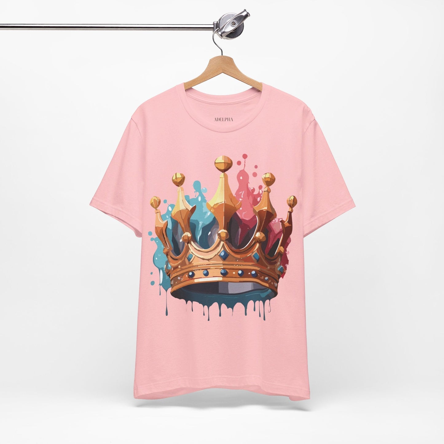 Adelpha Crown Graphic Tee Unisex Vintage Inspired Art Design Short Sleeve Premium Quality