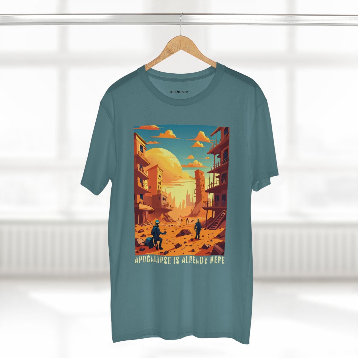 Cataclysm Doomsday Shirt Unisex Premium Cotton Tee With Original Art From Retro2Nova Art Collection