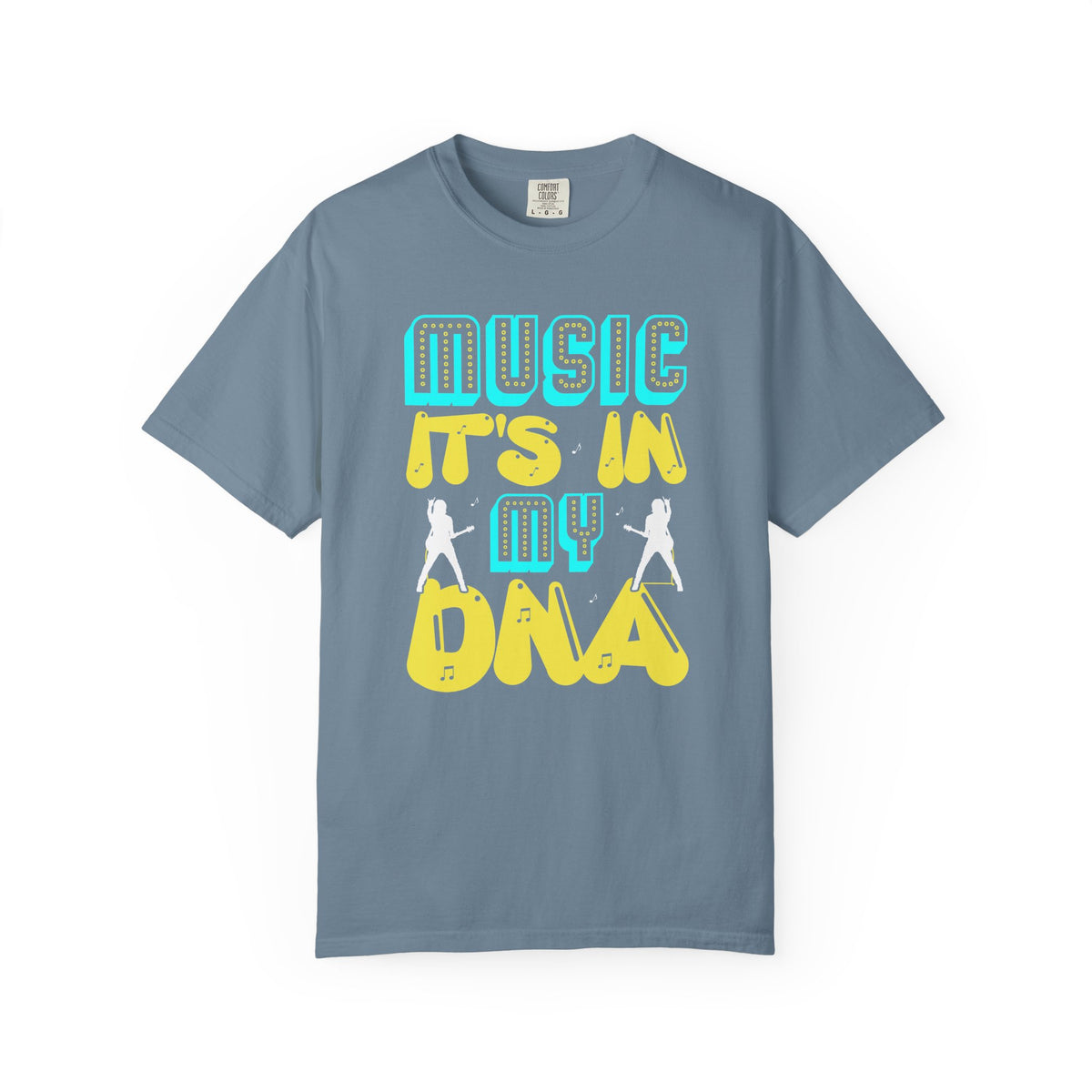 Music Its In My DNA T-Shirt Retro Music Graphic Unisex Cotton Tee 074
