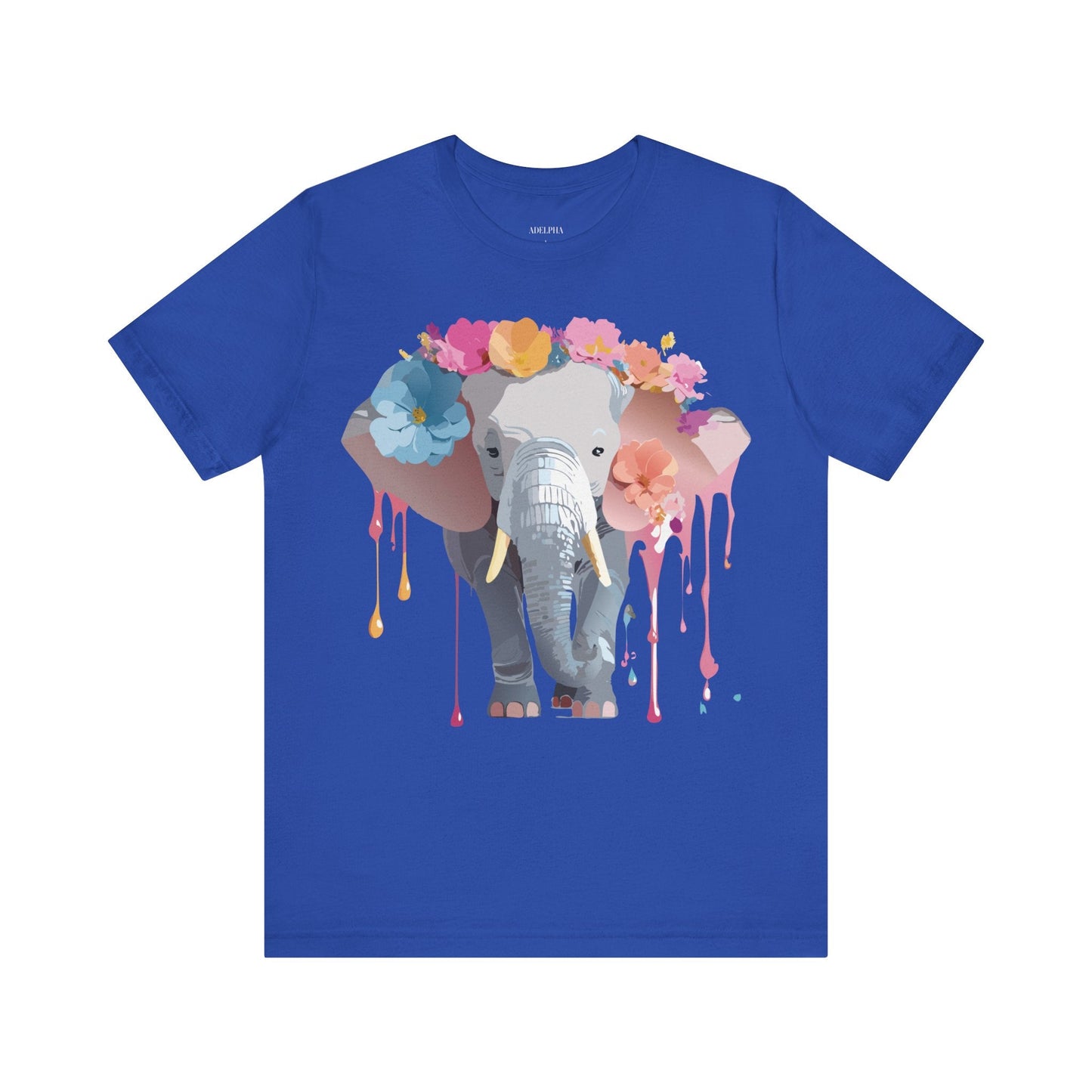 Vintage Inspired Adelpha Elephant Graphic T Shirt Unisex Short Sleeve Premium Artwork