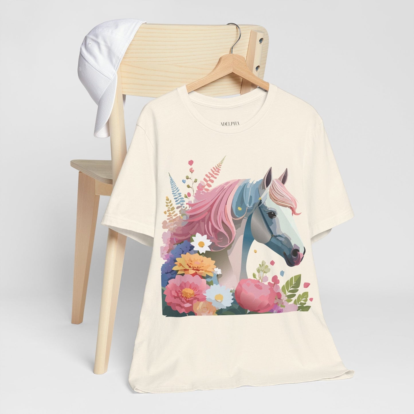 Horse Graphic Unisex 100 Cotton Vintage Animal Art T-Shirt 3