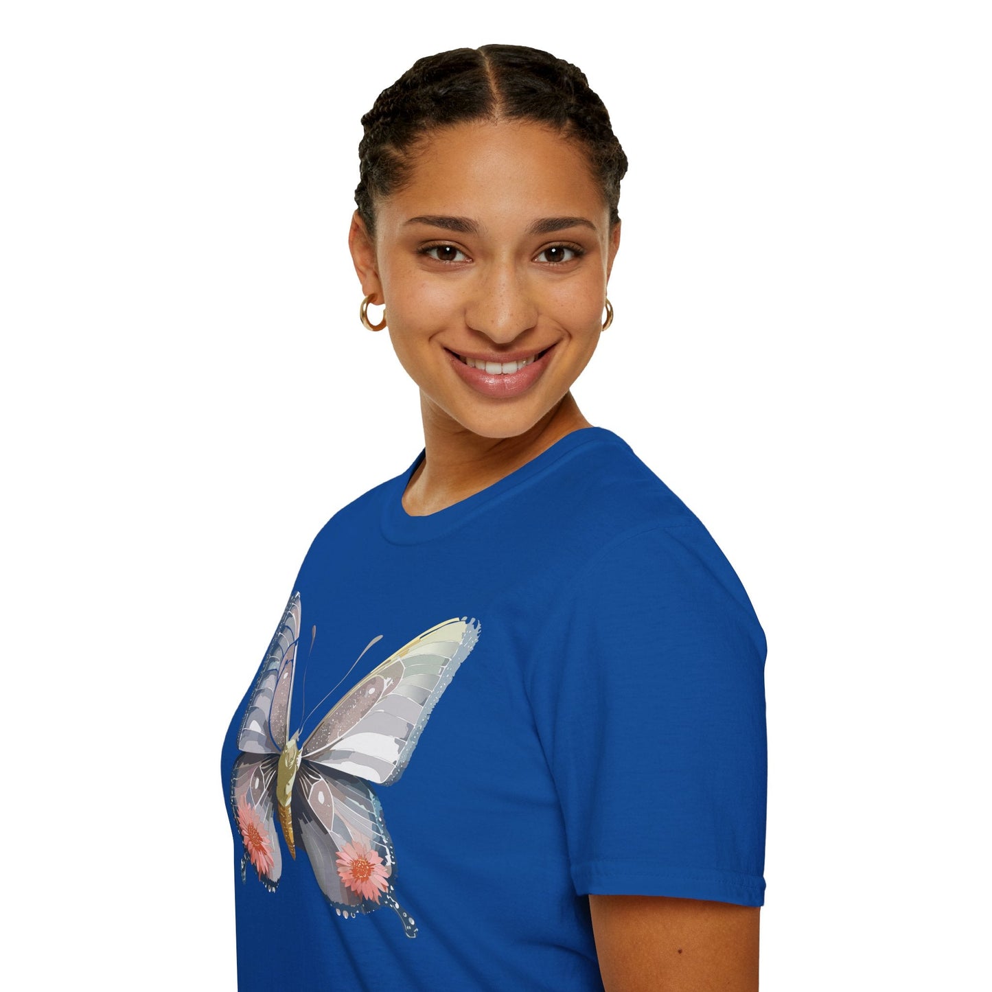 Butterfly Shirt Unisex T Shirt 100 Percent Ring Spun Cotton Softstyle Tee Monarch