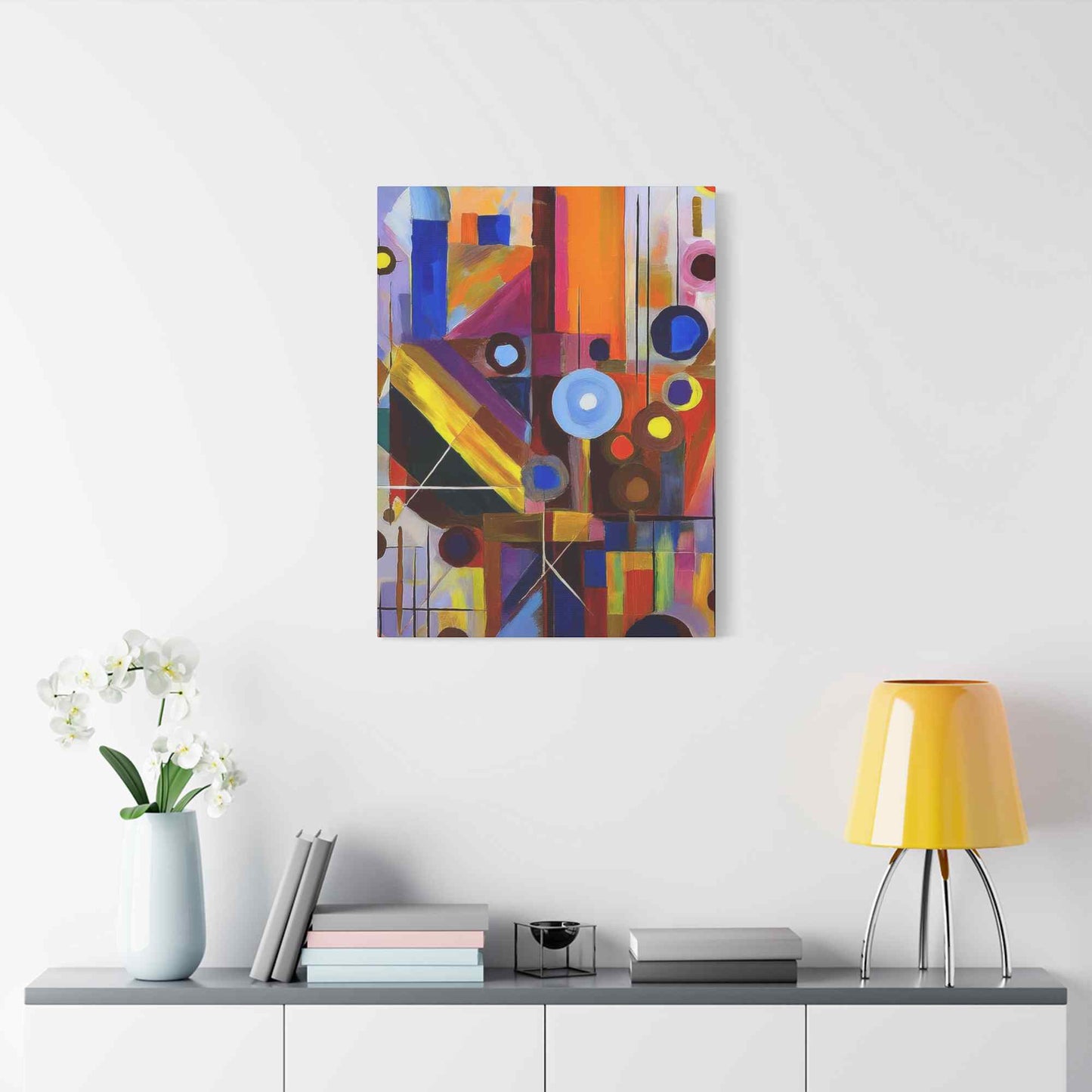 Abstract Painting Print Canvas 20x24,20x30,24x30, 24x32,24x36,30x40, 32x48,36x48,40x60 Pine-Wood Inner Frame ABS-4