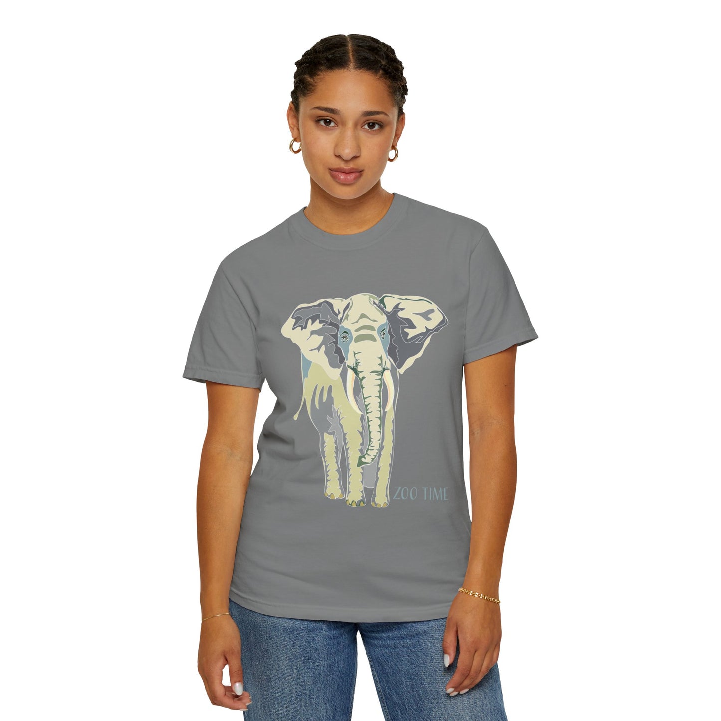 Unisex T-shirt with animal prints