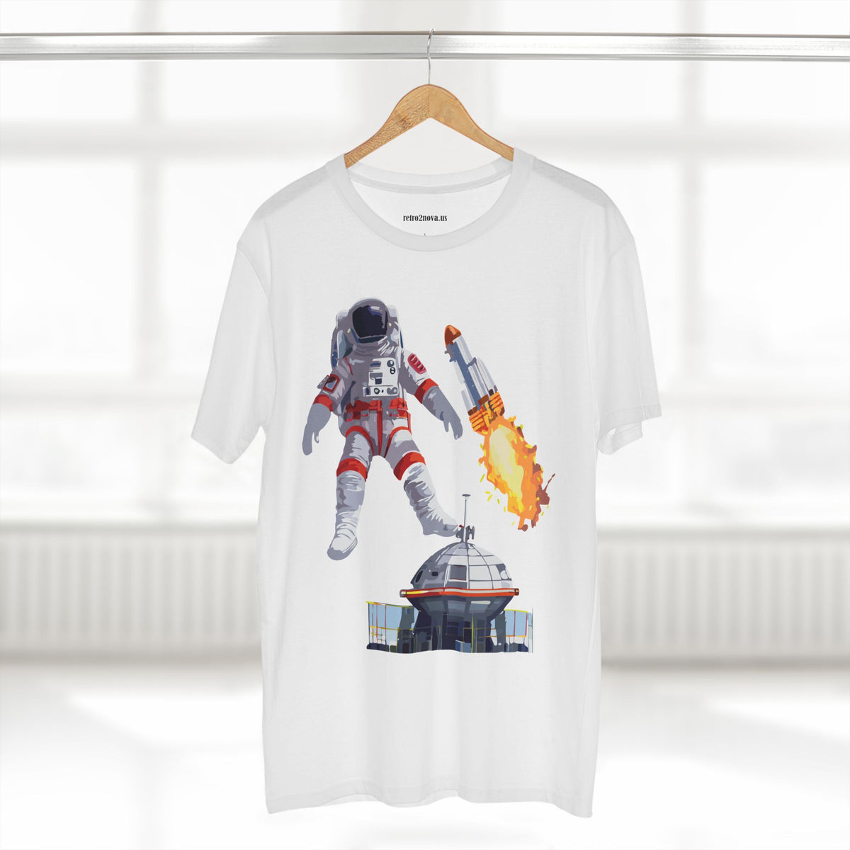 Cosmos Astronaut Graphic Tee Staple Unisex 100 Cotton Tee Shirt - CS-41