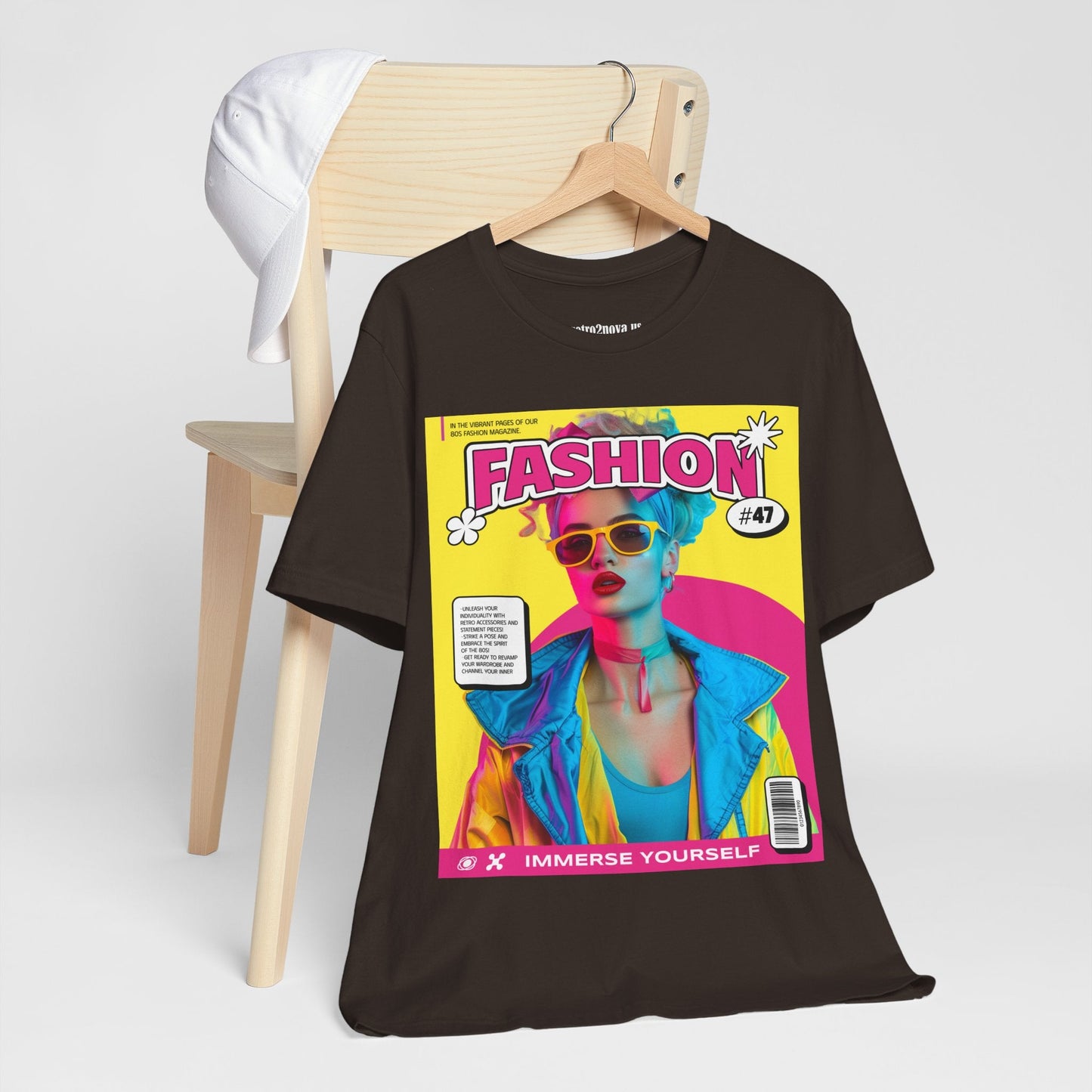 Magazine Cover Shirt Unisex Jersey Short Sleeve Tee Lightweight Breathable Fabric