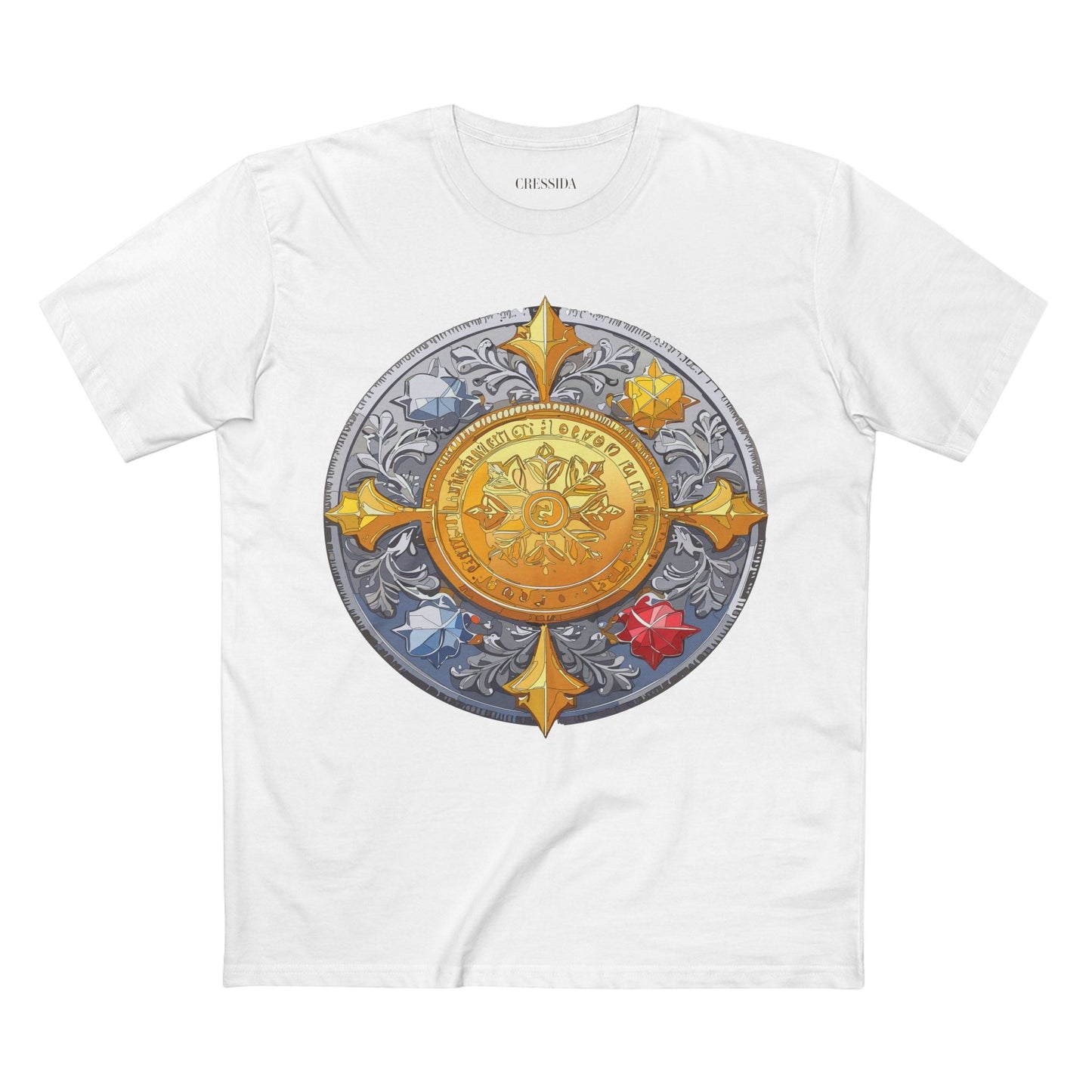 Antique Gold Coin Graphic Design T-Shirt Unisex 100 Cotton With Golden Print Artwork Tee 2