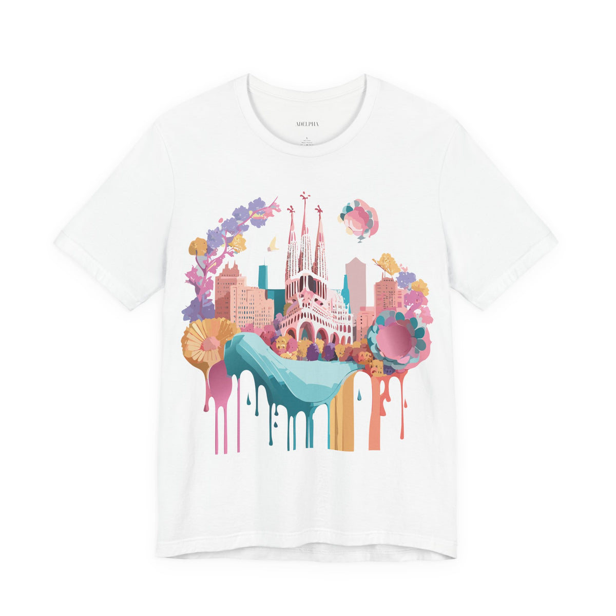 Unisex Cotton Bella+Canvas Tee with Barcelona